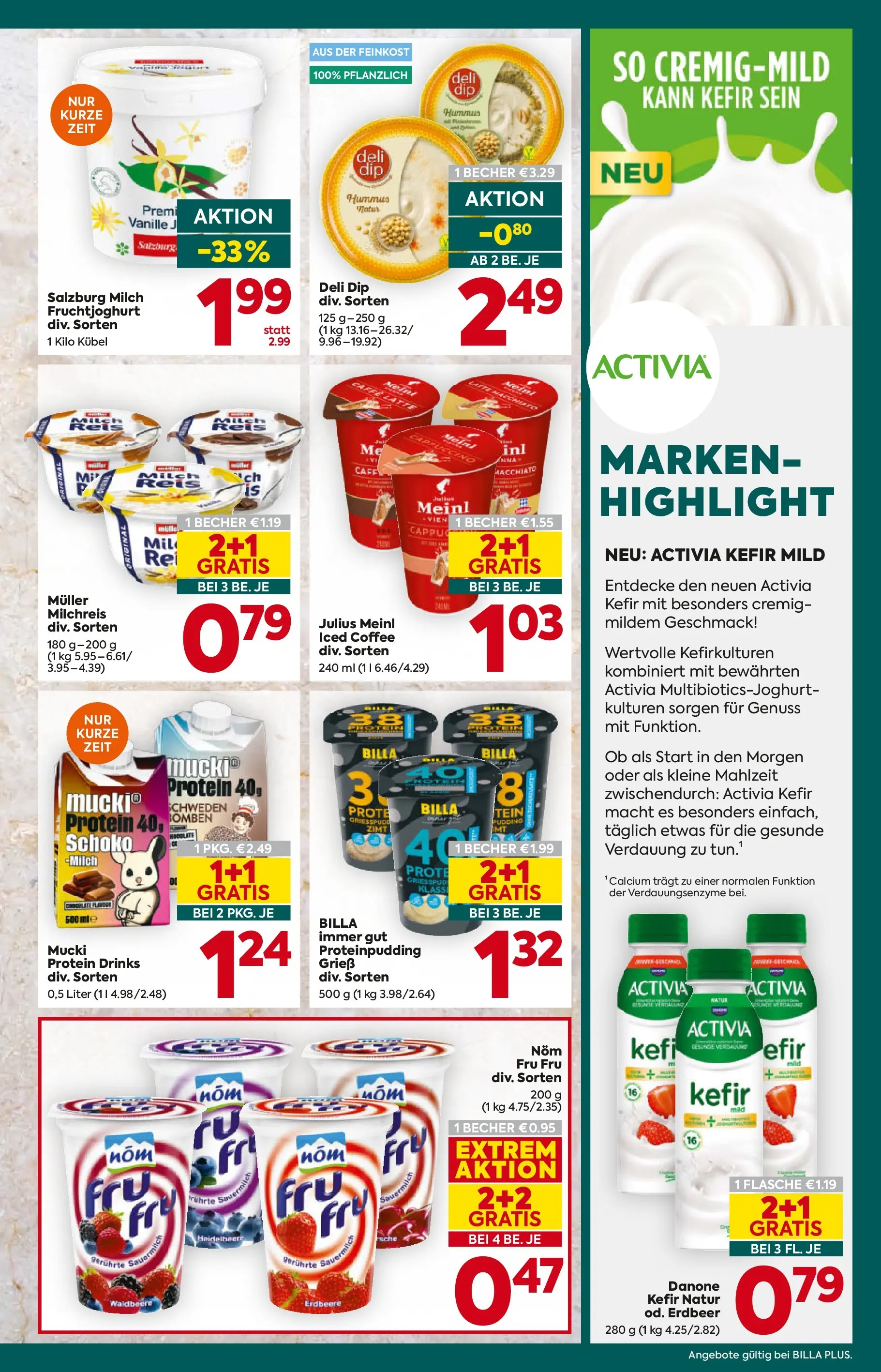 Billa Plus Flugblatt - Niederösterreich von 21.05.2026 - Aktuelle Angebote | Seite: 11 | Produkte: Matériel de rangement Fitness, Milch