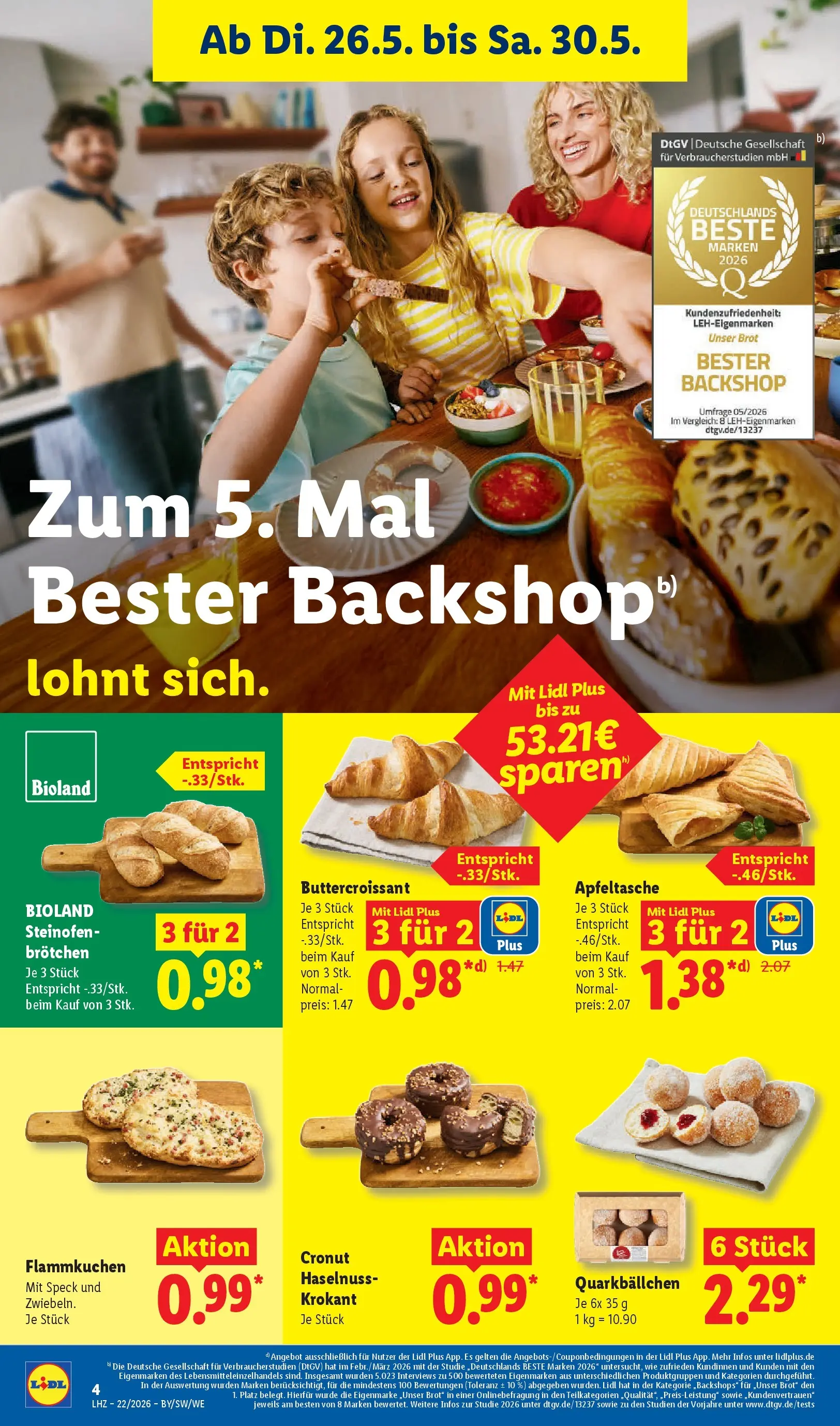 Lidl Prospekt Villingen-schwenningen (ab 24.05.2026) » Angebote online | Seite: 10 | Produkte: Brot Lidl Prospekt Villingen-schwenningen (ab 24.05.2026) zum Blättern » Angebote | Seite: 10 | Produkte: Brot