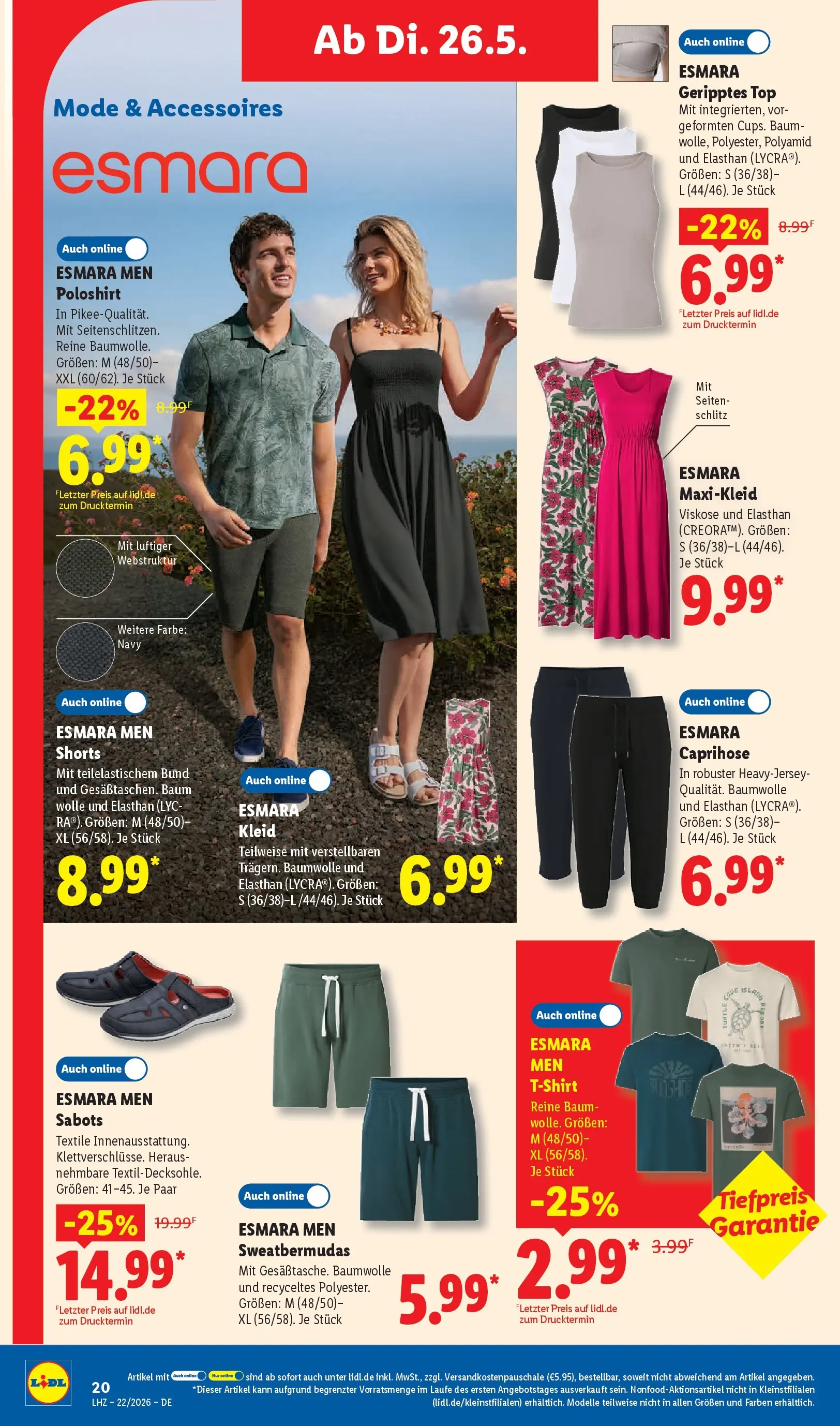 Lidl Prospekt Villingen-schwenningen (ab 24.05.2026) » Angebote online | Seite: 30 | Produkte: Top, Caprihose, Maxikleid, Kleid Lidl Prospekt Villingen-schwenningen (ab 24.05.2026) zum Blättern » Angebote | Seite: 30 | Produkte: Top, Caprihose, Maxikleid, Kleid