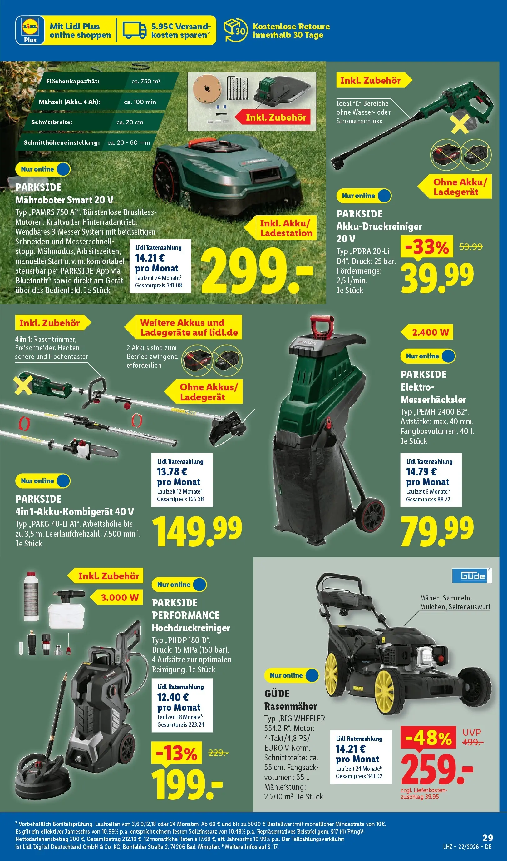 Lidl Prospekt Villingen-schwenningen (ab 24.05.2026) » Angebote online | Seite: 43 | Produkte: Rasenmäher, Bad, Hochdruckreiniger, Ladegerät Lidl Prospekt Villingen-schwenningen (ab 24.05.2026) zum Blättern » Angebote | Seite: 43 | Produkte: Rasenmäher, Bad, Hochdruckreiniger, Ladegerät