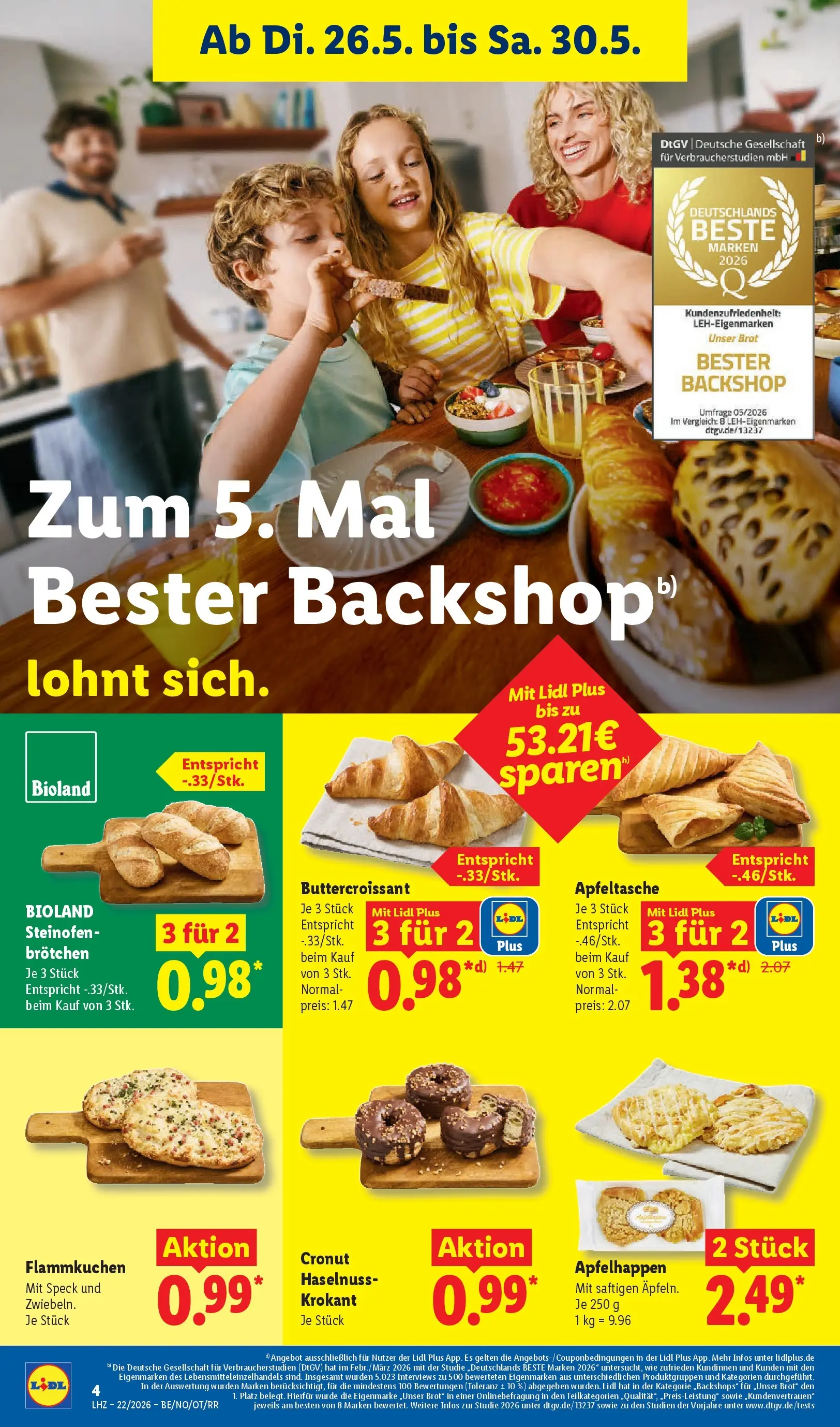Lidl Prospekt Zülpich (ab 24.05.2026) zum Blättern » Angebote | Seite: 10 | Produkte: Brot