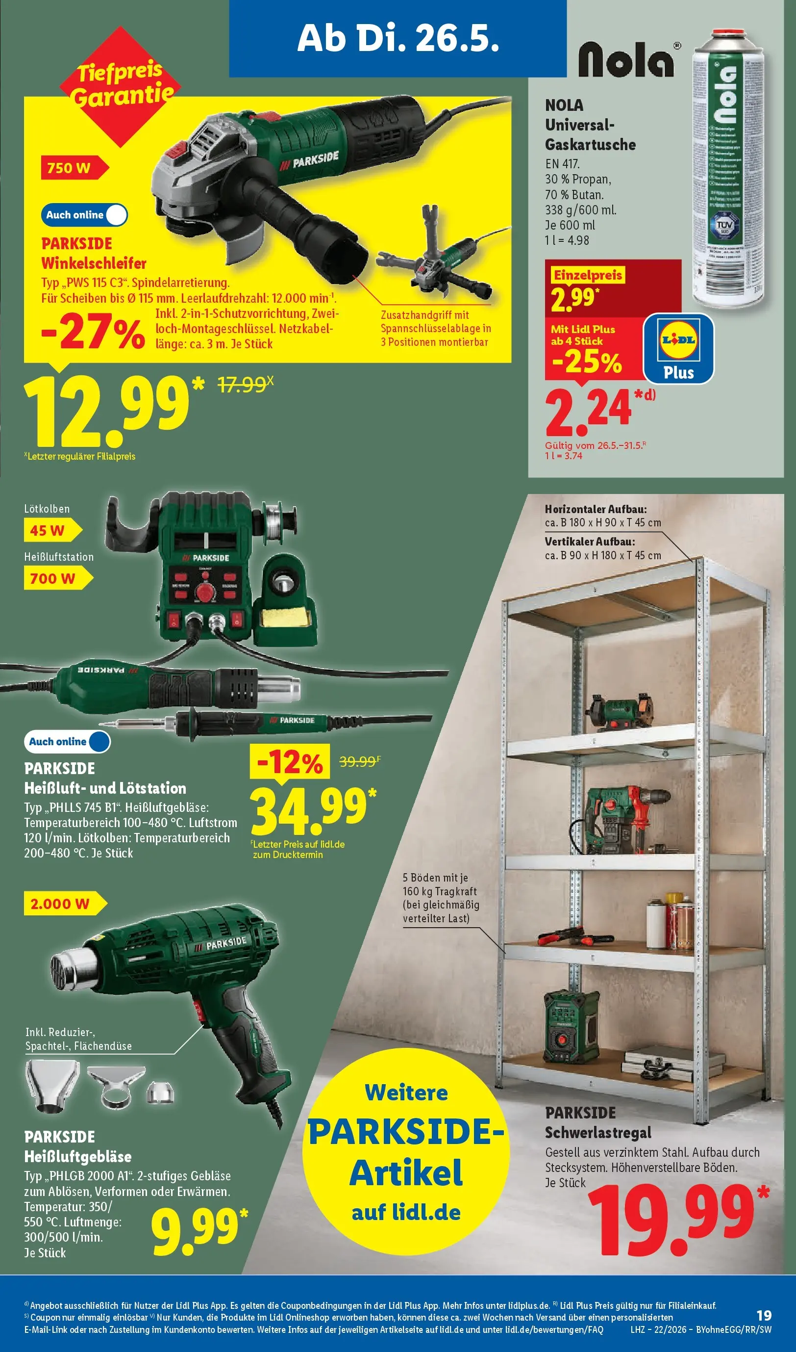 Lidl Prospekt Villingen-schwenningen (ab 24.05.2026) » Angebote online | Seite: 29 | Produkte: Schwerlastregal Lidl Prospekt Villingen-schwenningen (ab 24.05.2026) zum Blättern » Angebote | Seite: 29 | Produkte: Schwerlastregal