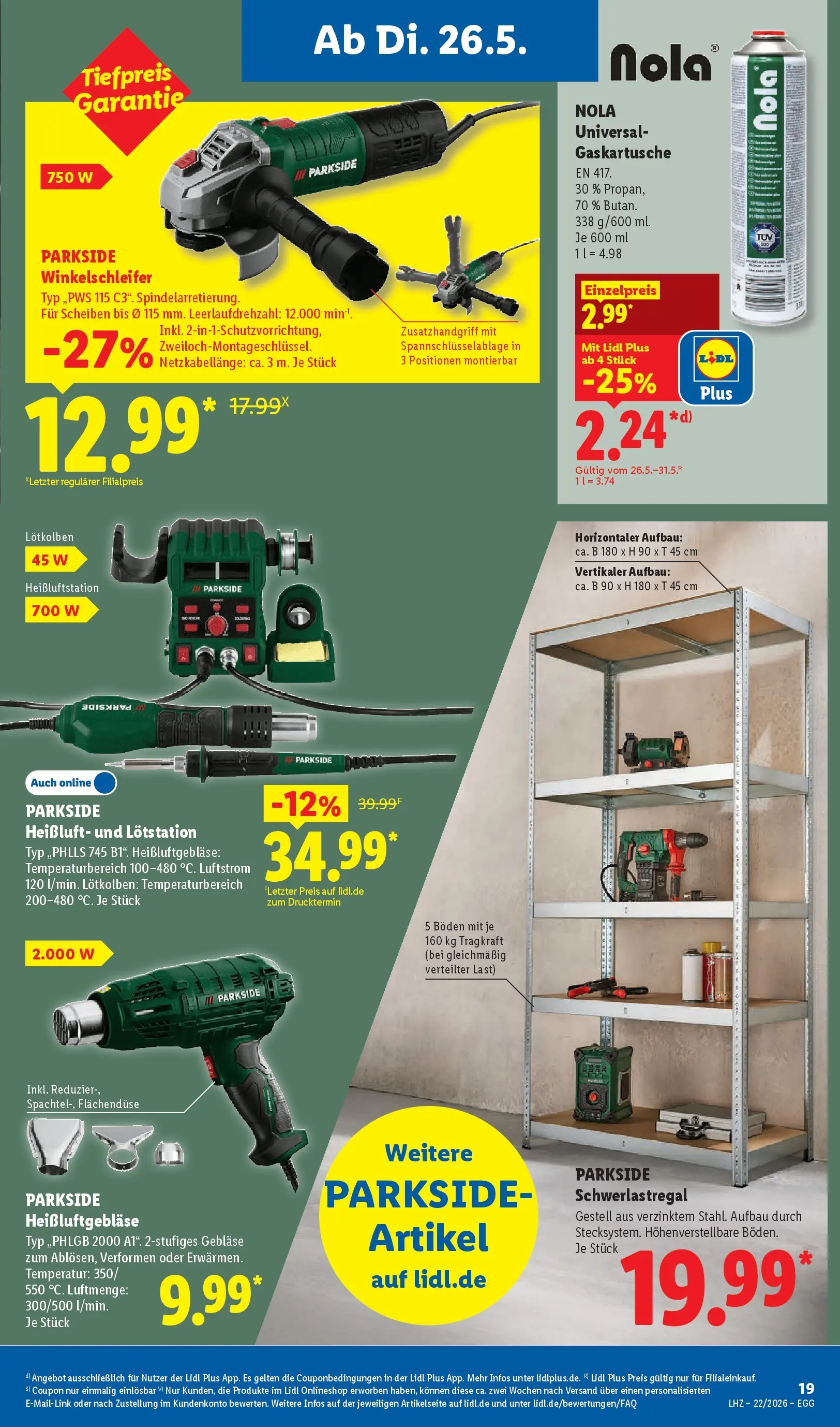 Lidl Prospekt Hof-innenstadt (ab 24.05.2026) » Angebote online | Seite: 29 | Produkte: Schwerlastregal Lidl Prospekt Hof-innenstadt (ab 24.05.2026) zum Blättern » Angebote | Seite: 29 | Produkte: Schwerlastregal