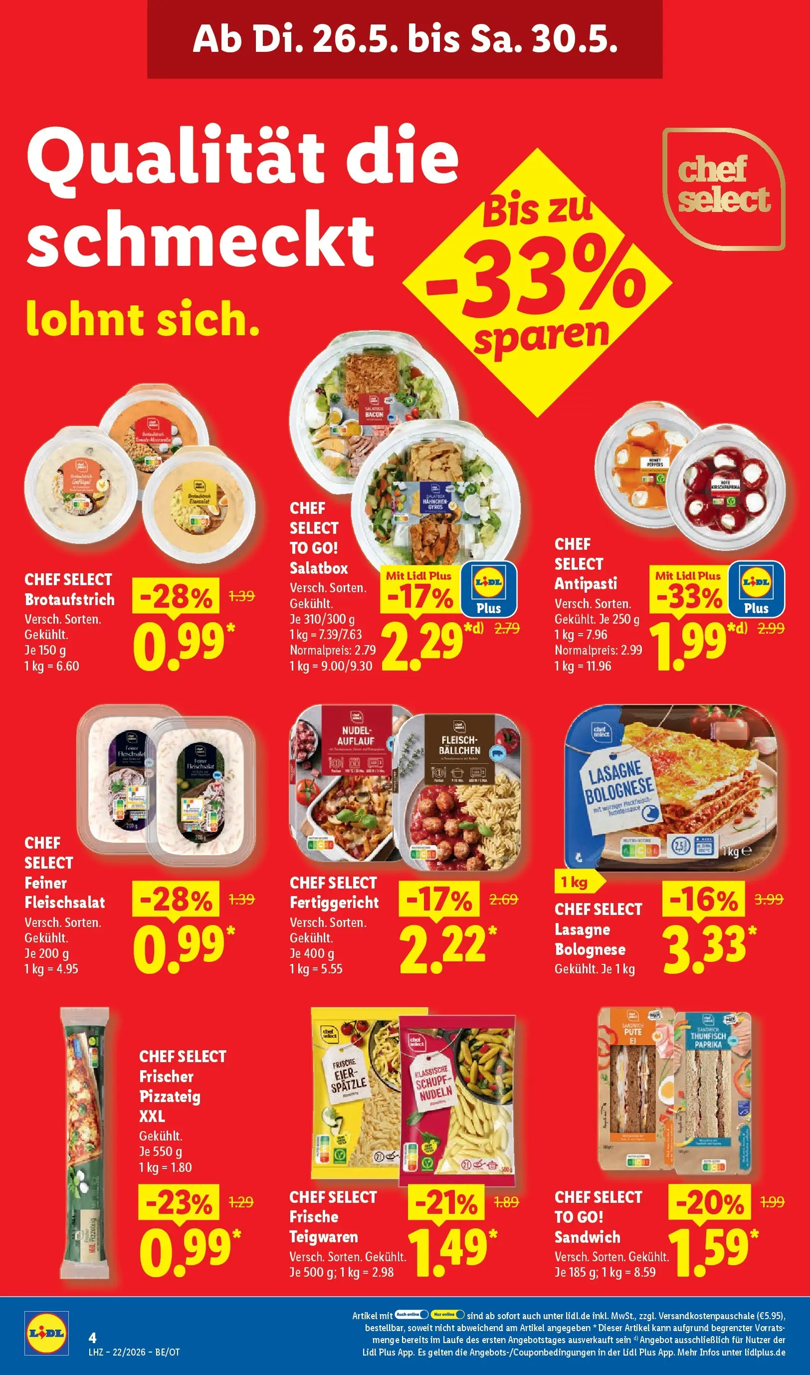 Lidl Prospekt Senftenberg (ab 24.05.2026) » Angebote online | Seite: 6 | Produkte: Pute, Hahnchen, Thunfisch, Paprika Lidl Prospekt Senftenberg (ab 24.05.2026) zum Blättern » Angebote | Seite: 6 | Produkte: Pute, Hahnchen, Thunfisch, Paprika
