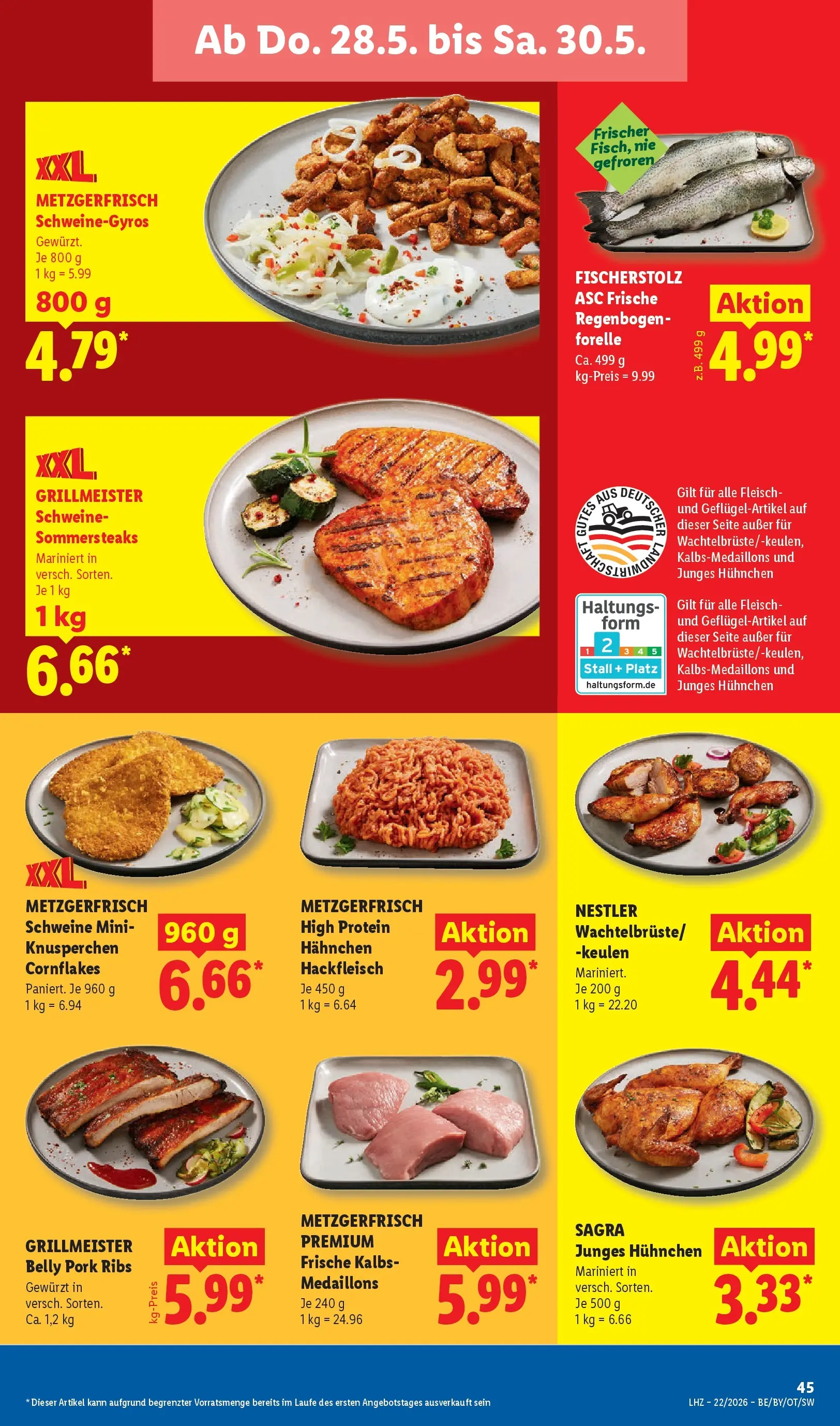 Lidl Prospekt Senftenberg (ab 24.05.2026) » Angebote online | Seite: 67 | Produkte: Hahnchen, Fleisch, Hackfleisch Lidl Prospekt Senftenberg (ab 24.05.2026) zum Blättern » Angebote | Seite: 67 | Produkte: Hahnchen, Fleisch, Hackfleisch