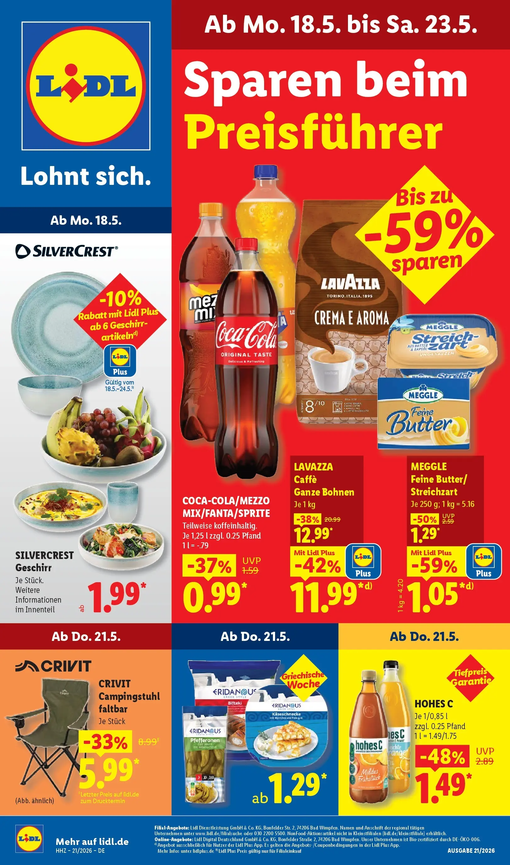 Lidl Prospekt Zülpich (ab 17.05.2026) zum Blättern » Angebote | Seite: 1