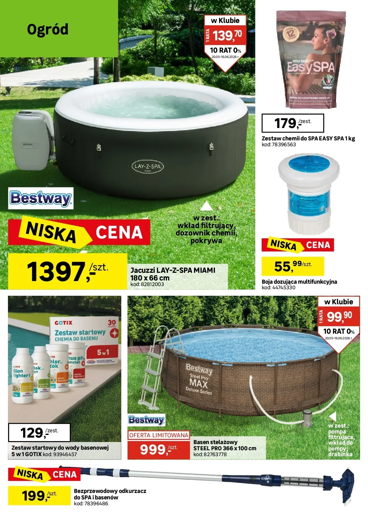 Leroy Merlin - Udany remont z Leroy Merlin do 16.06! od (19.05.2026 - 16.06.2026) | Strona: 4 | Produkty: Odkurzacz, Basen