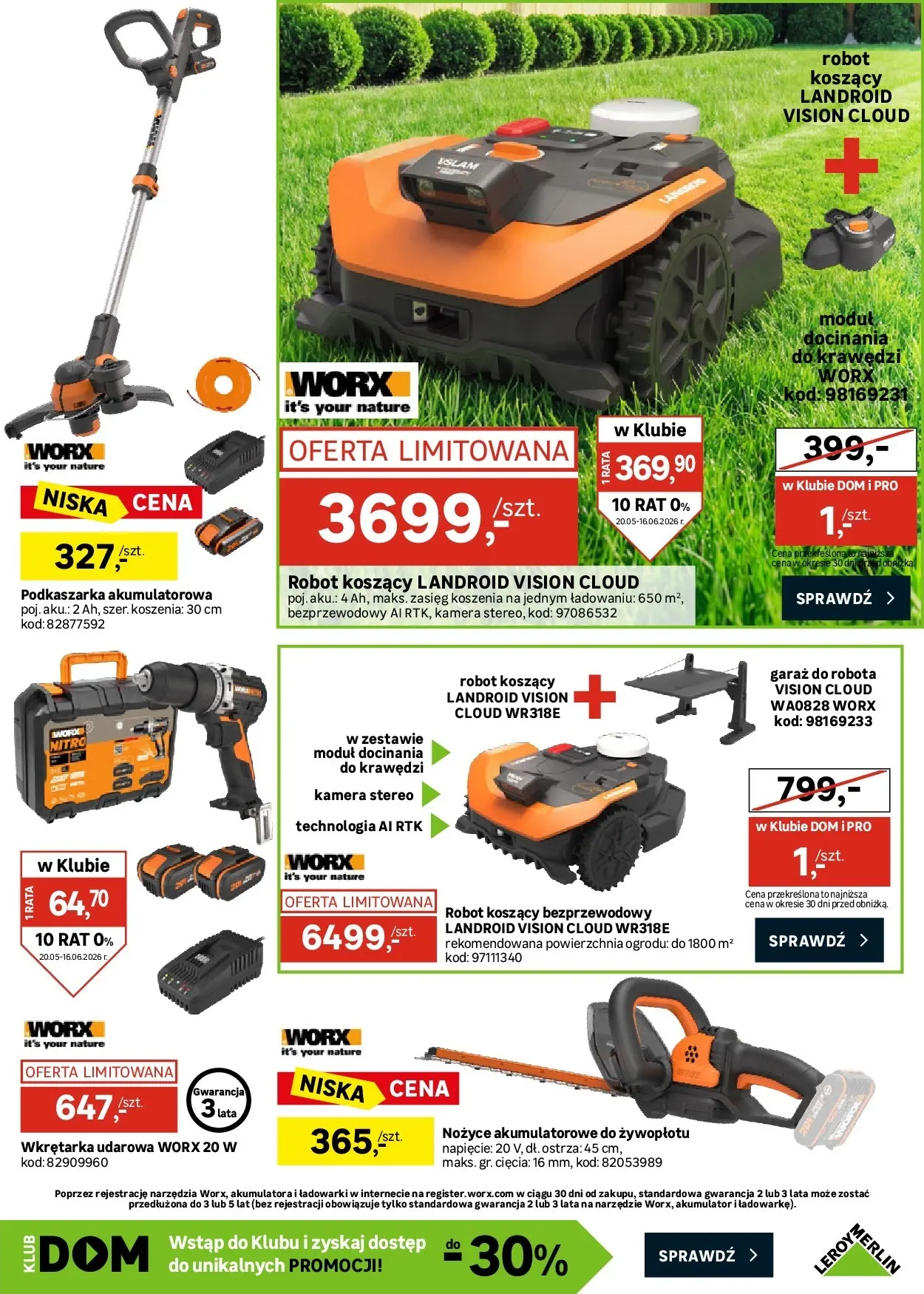 Leroy Merlin - Udany remont z Leroy Merlin do 16.06! od (19.05.2026 - 16.06.2026) | Strona: 9 | Produkty: Robot