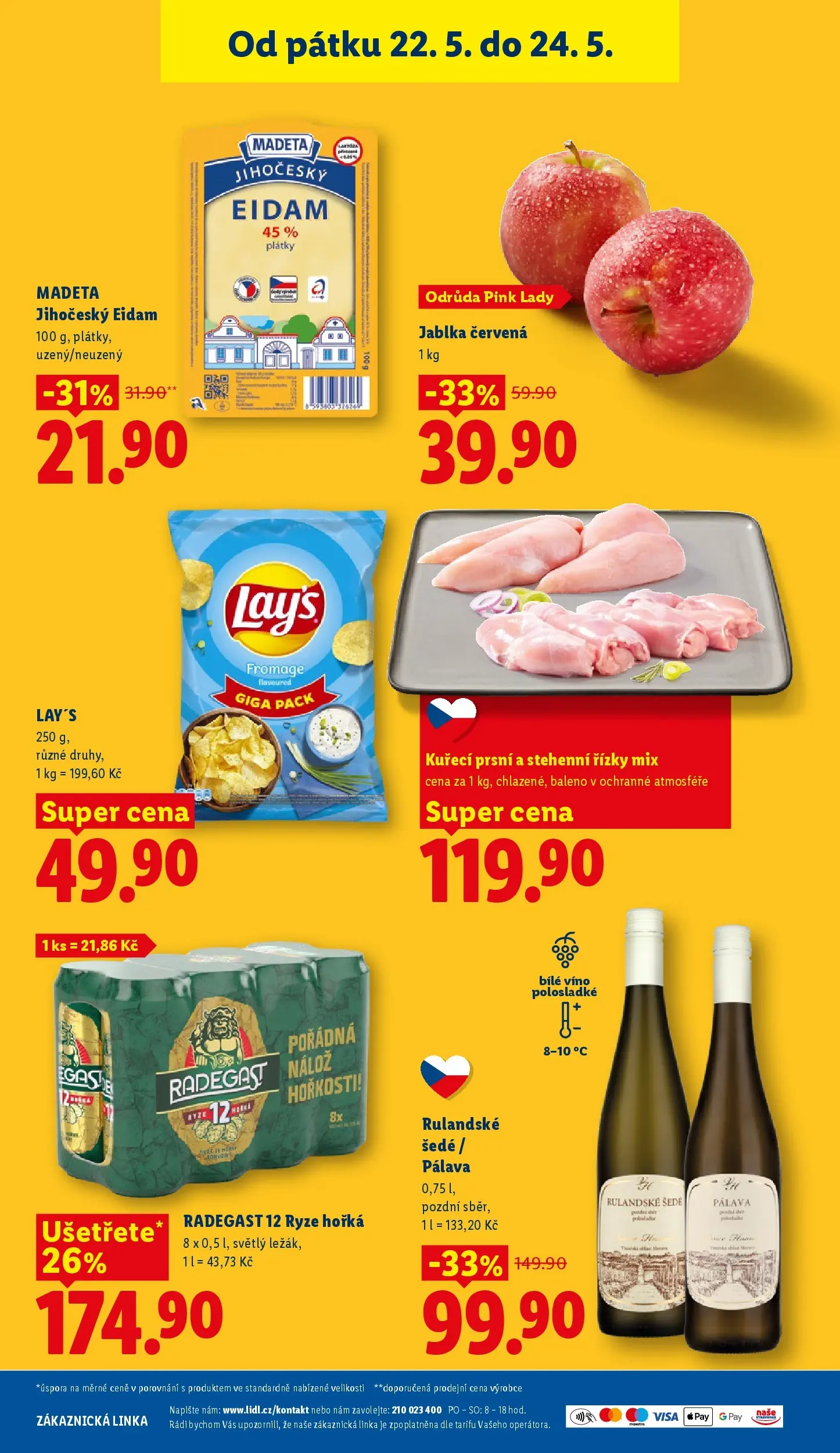 Lidl leták od 20.05.2026 - Nový akční leták | Strana: 41 | Produkty: Bílé víno, Jablka, Eidam, Pink Lady