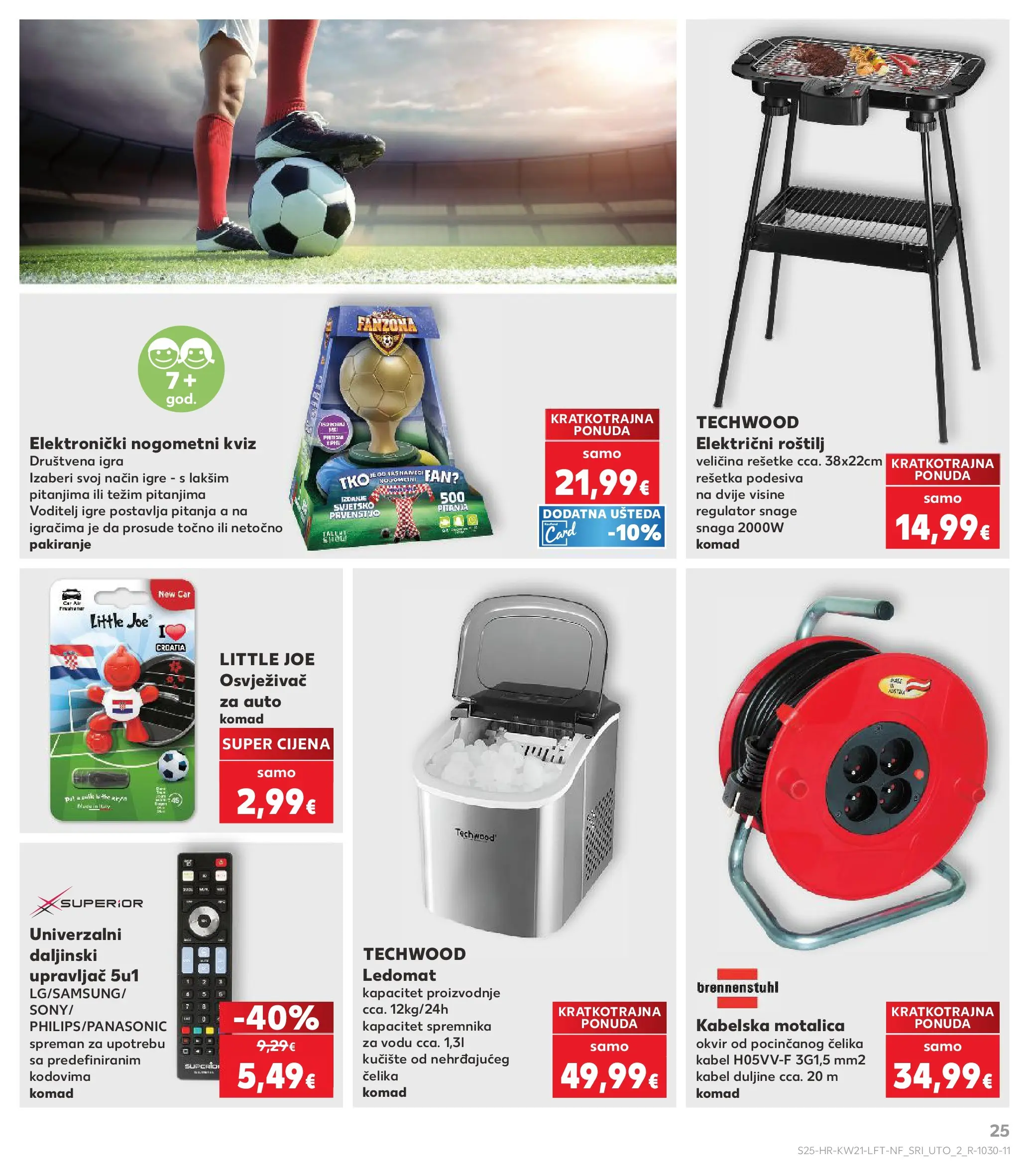 Kaufland - Kaufland katalog do 26.05.2026 novi od 19.05.2026 na listanje > letak digitalni | Stranica: 25 | Proizvodi: Roštilj, Ledomat, Kabel, Igra