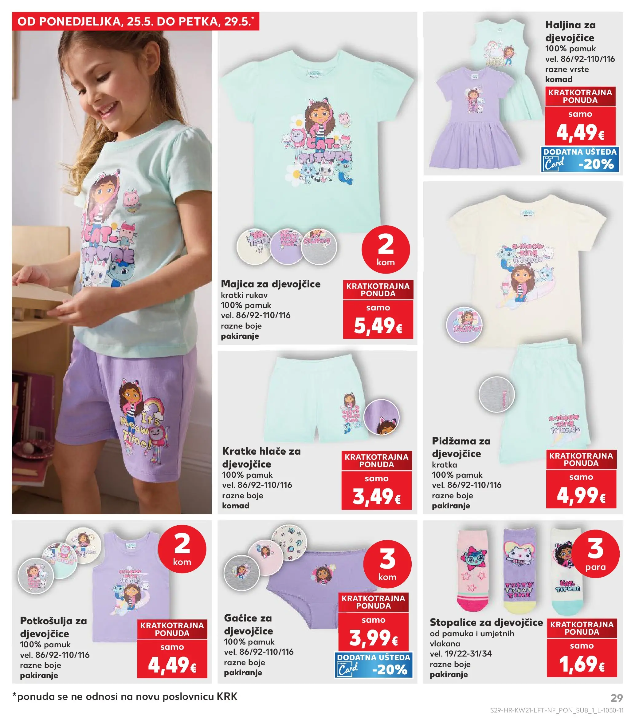 Kaufland - Kaufland katalog do 26.05.2026 novi od 19.05.2026 na listanje > letak digitalni | Stranica: 29 | Proizvodi: Hlače, Kratke hlače, Gaćice, Haljina