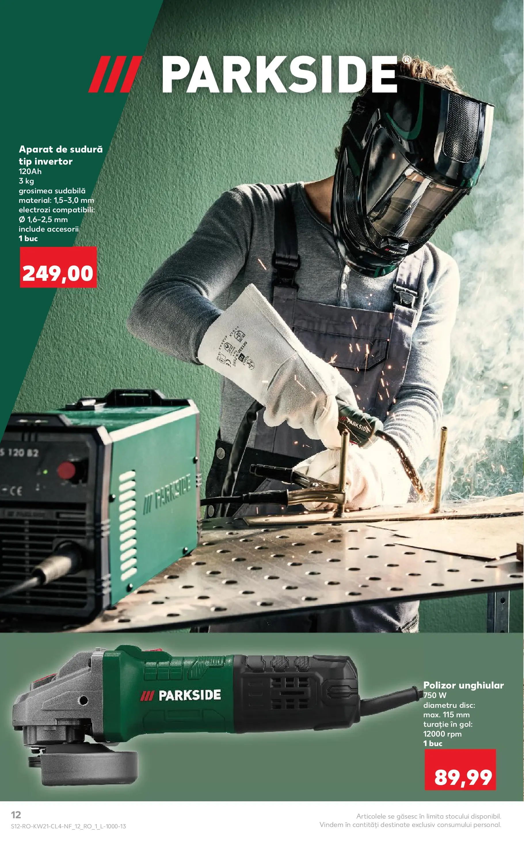 Kaufland Viseu de Sus 19.05.2026 - Revista si Oferta | Pagină: 12 | Produse: Disc, Polizor