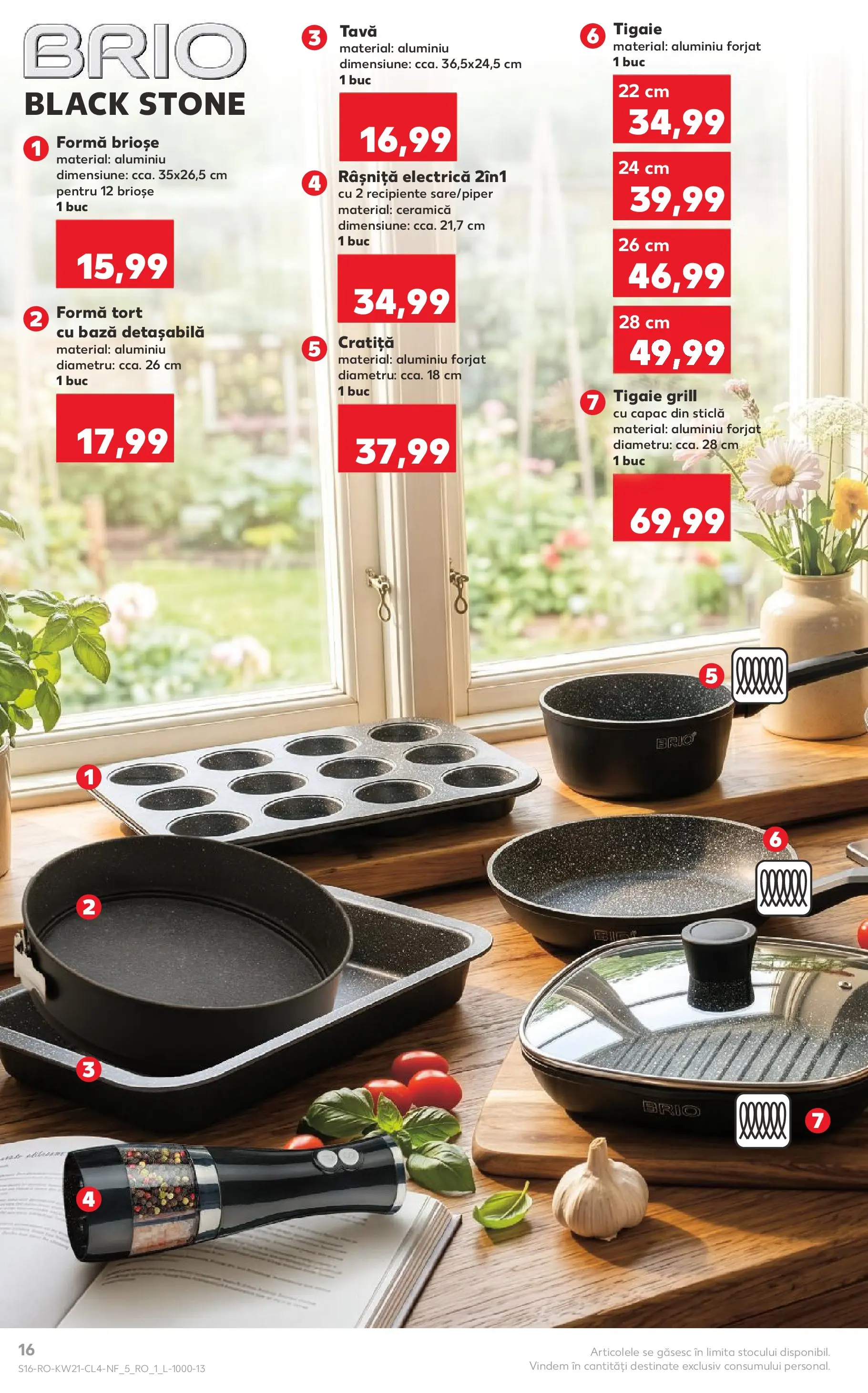 Kaufland Viseu de Sus 19.05.2026 - Revista si Oferta | Pagină: 16 | Produse: Tigaie, Cratiță, Recipiente, Tort