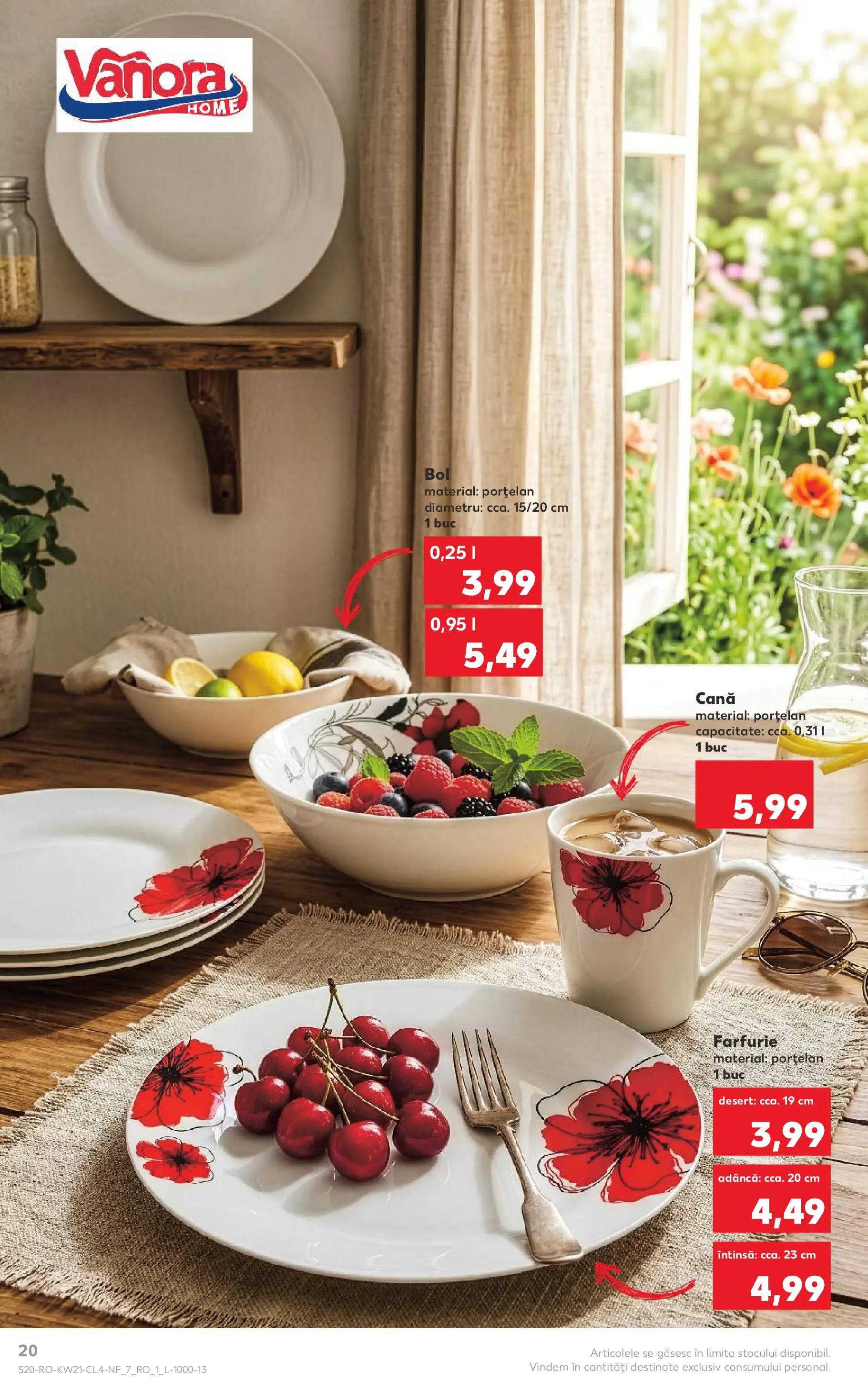 Kaufland Viseu de Sus 19.05.2026 - Revista si Oferta | Pagină: 20 | Produse: Bol, Farfurie