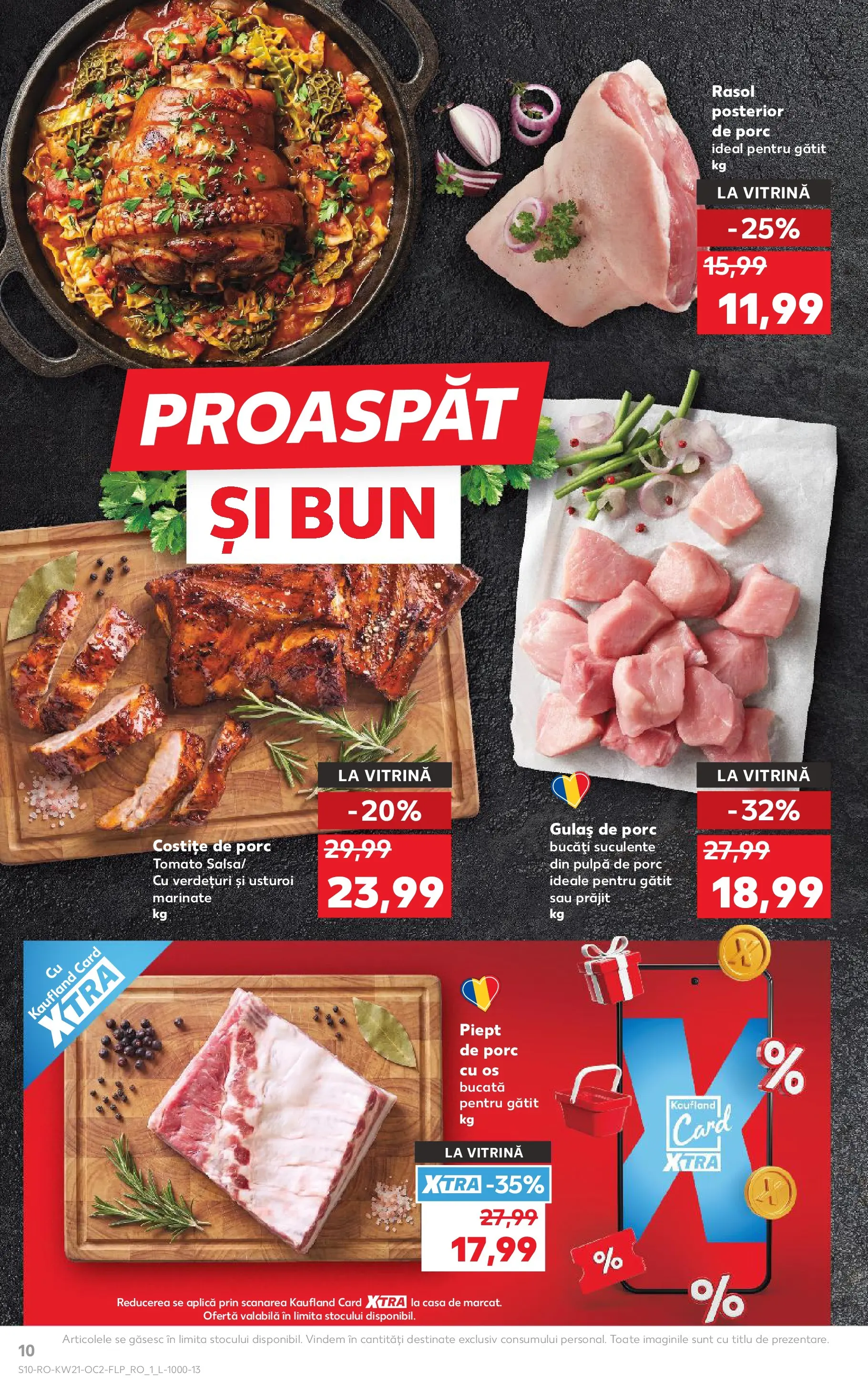 Kaufland Slatina 20.05.2026 - Revista si Oferta | Pagină: 10 | Produse: Vitrină, Gulaș, Rasol, Usturoi