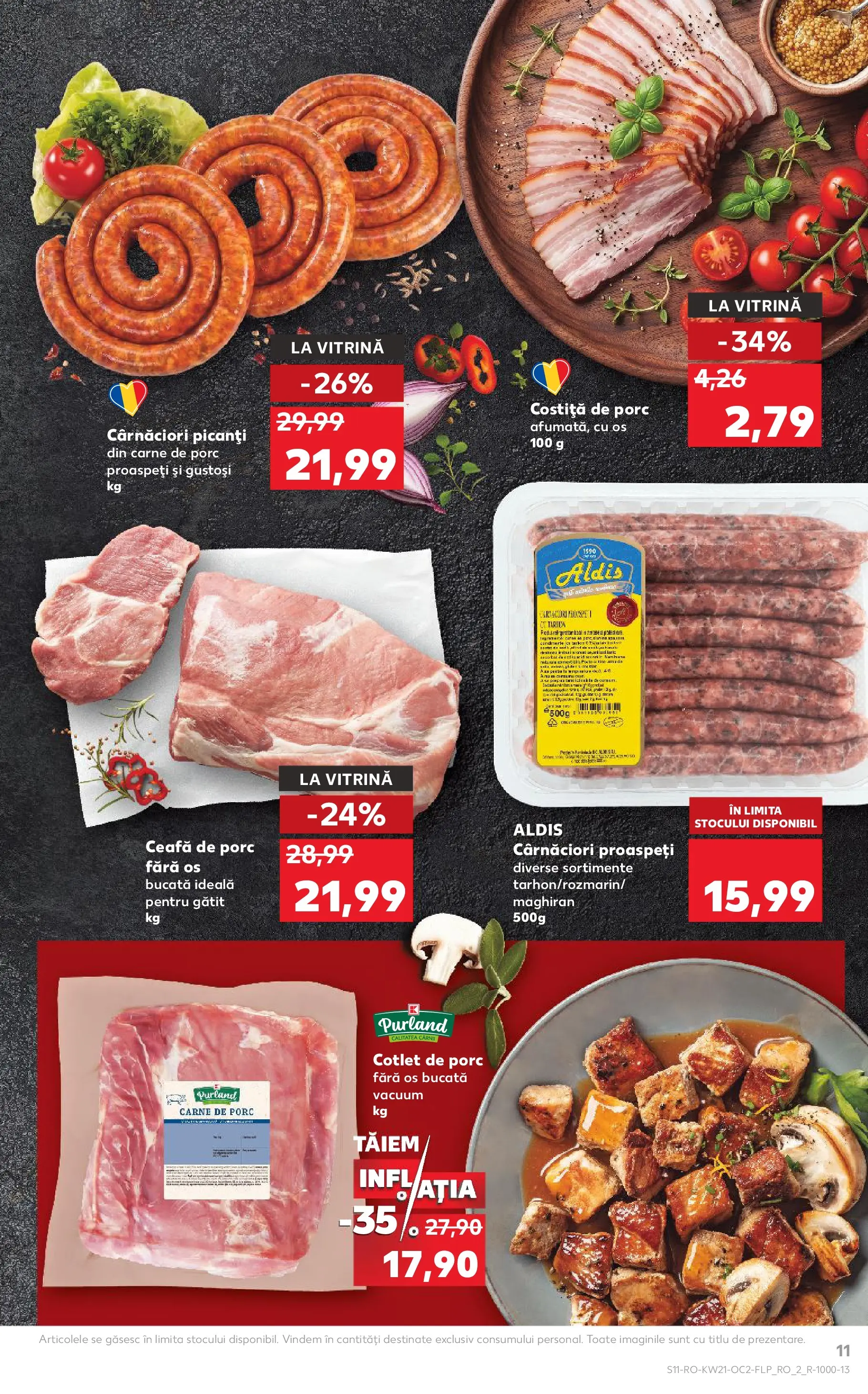 Kaufland Slatina 20.05.2026 - Revista si Oferta | Pagină: 11 | Produse: Keçeli kalem, Lait de coco, Vitrină, Carne De Porc