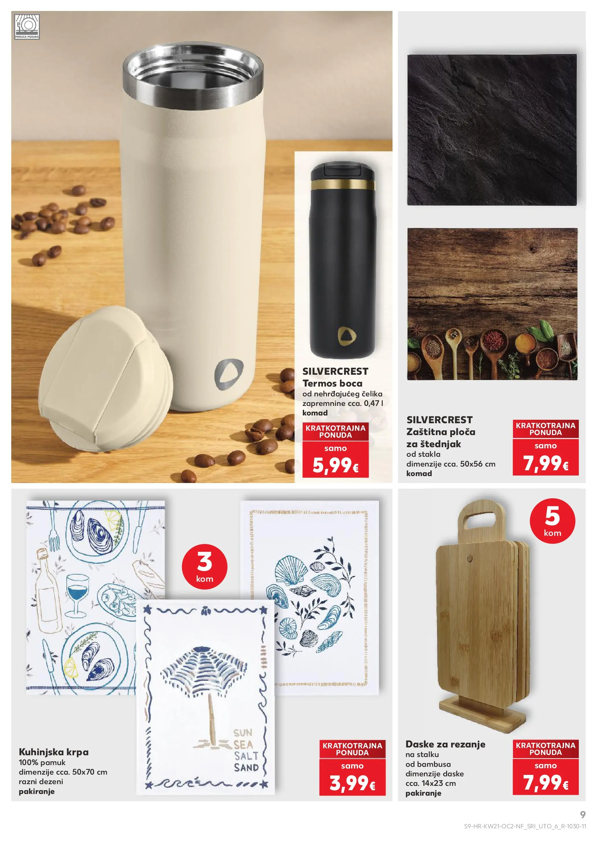 Kaufland - Kaufland katalog do 26.05.2026 novi od 19.05.2026 na listanje > letak digitalni | Stranica: 9 | Proizvodi: Krpa, Termos, Štednjak
