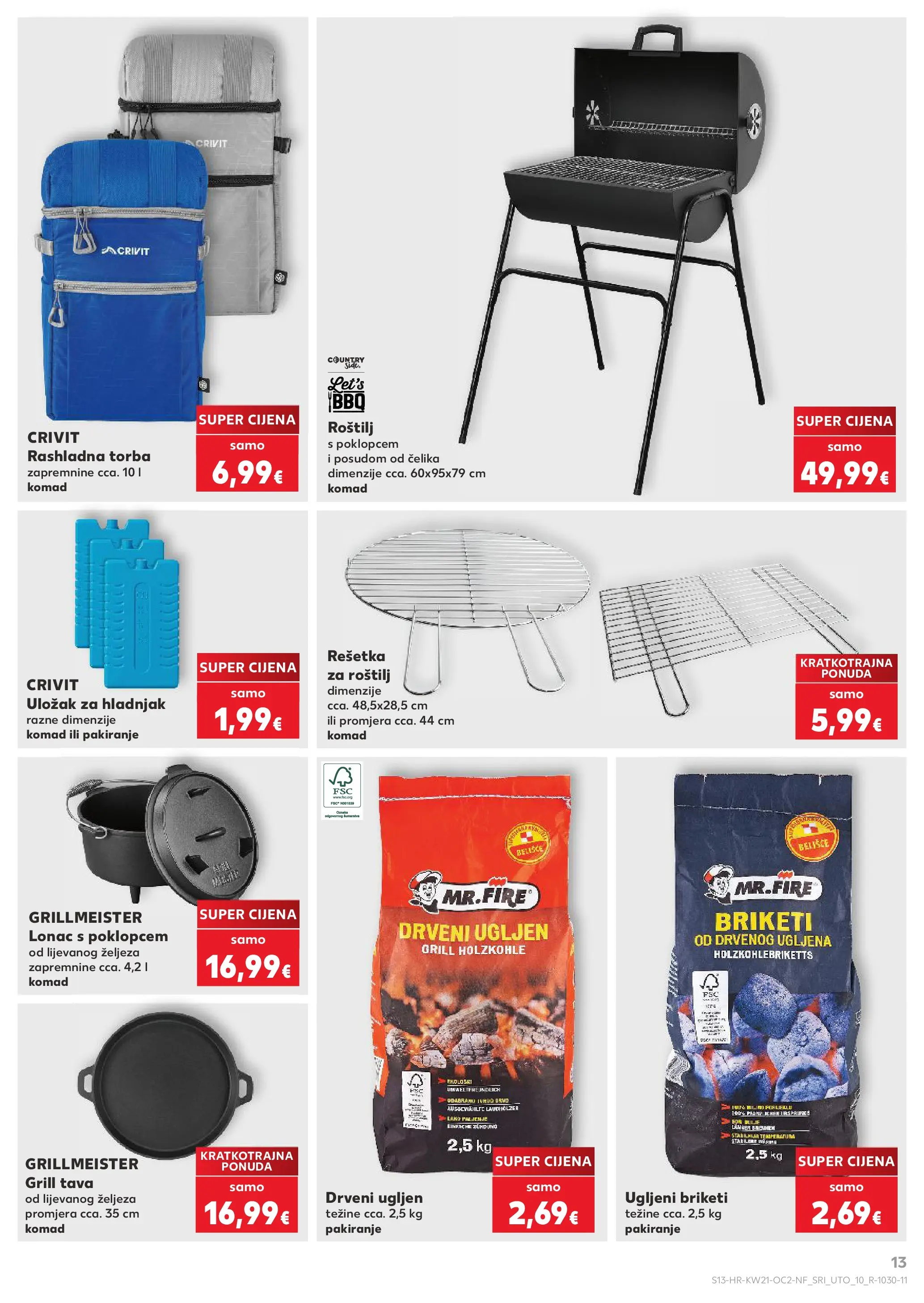 Kaufland - Kaufland katalog do 26.05.2026 novi od 19.05.2026 na listanje > letak digitalni | Stranica: 13 | Proizvodi: Roštilj, Grill tava, Pan, Tava