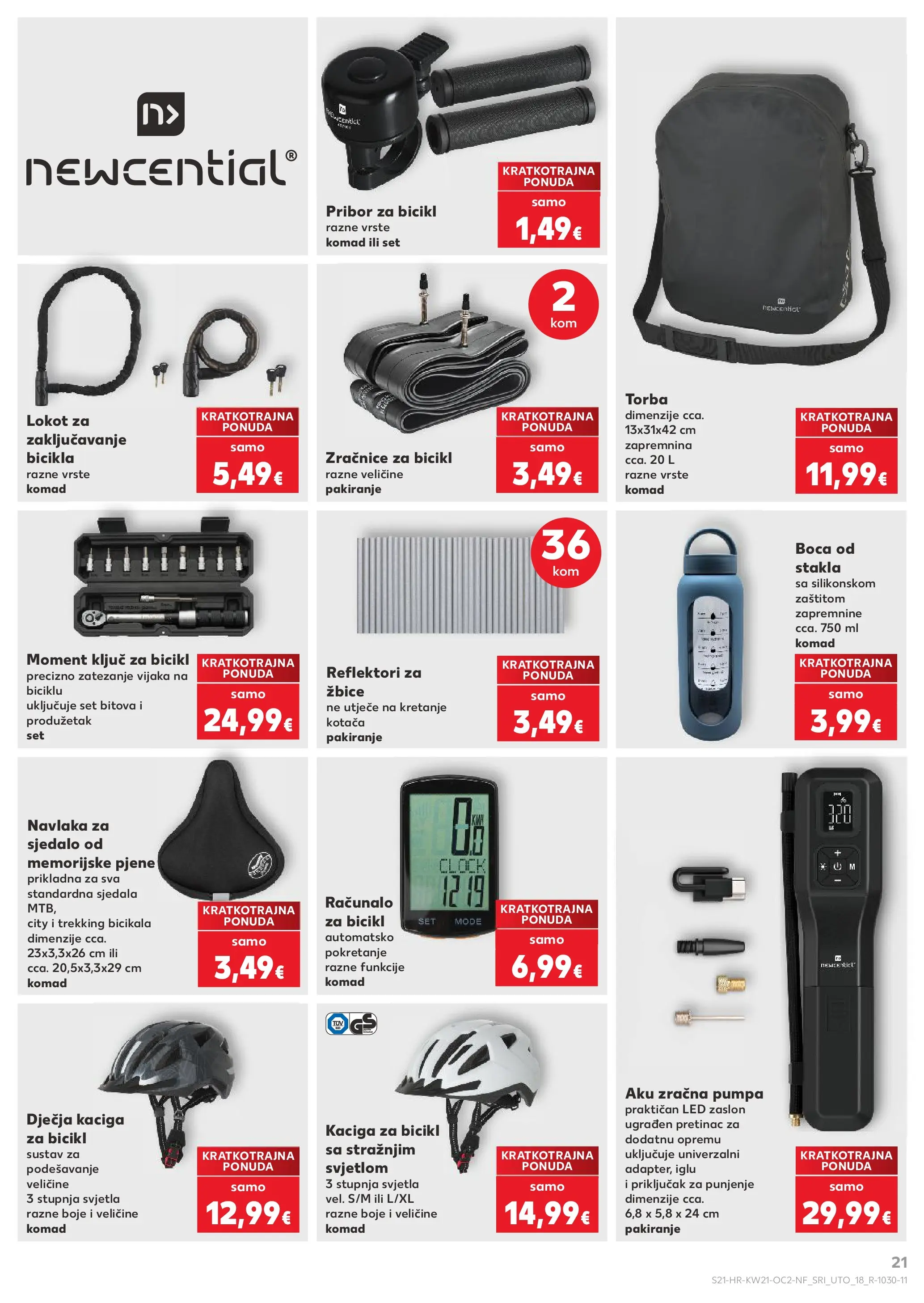 Kaufland - Kaufland katalog do 26.05.2026 novi od 19.05.2026 na listanje > letak digitalni | Stranica: 21 | Proizvodi: Bicikl, Kaciga, Računalo, Torba