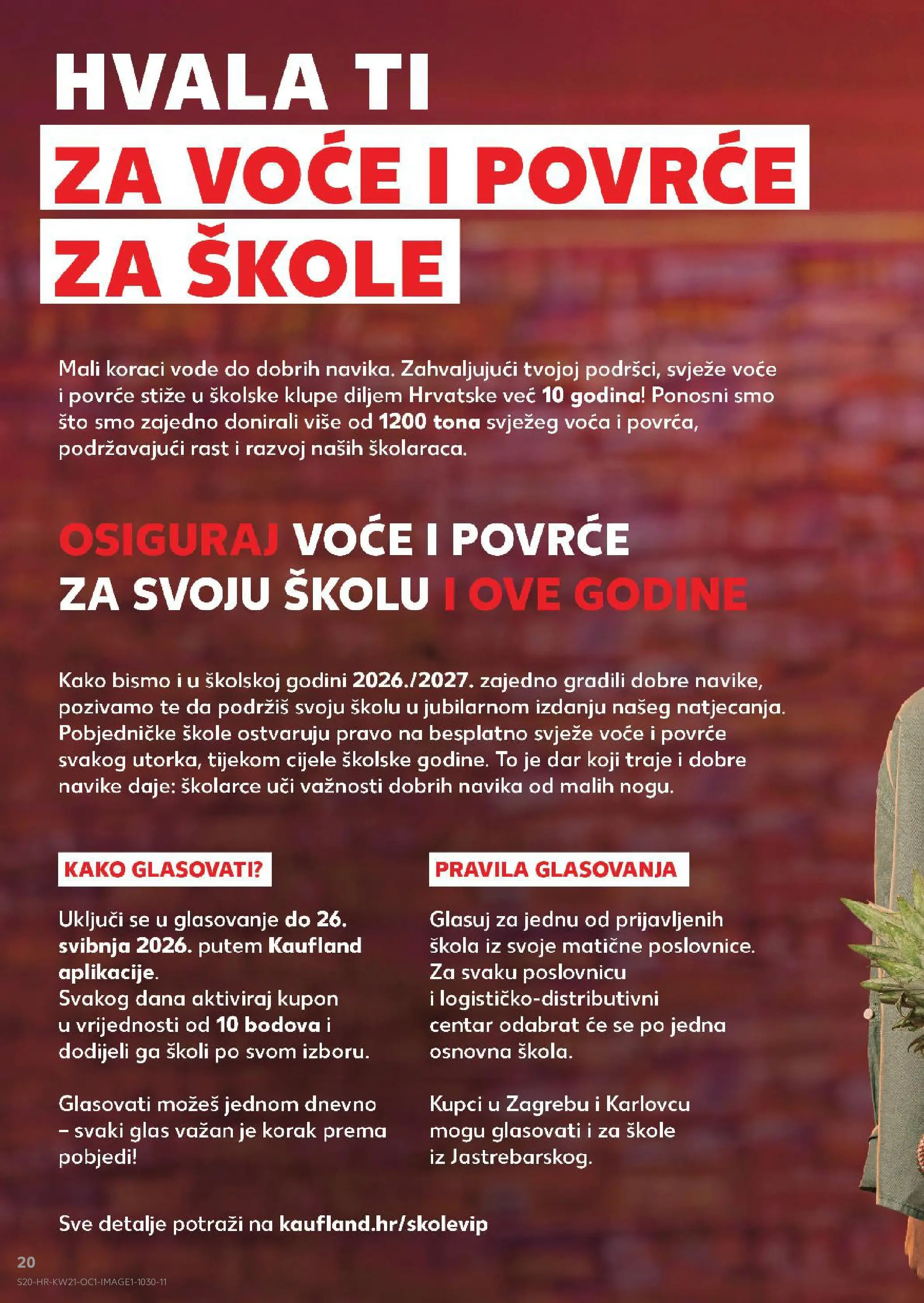 Kaufland - Kaufland katalog do 26.05.2026 novi od 19.05.2026 na listanje > letak digitalni | Stranica: 20 | Proizvodi: Povrće, Voće
