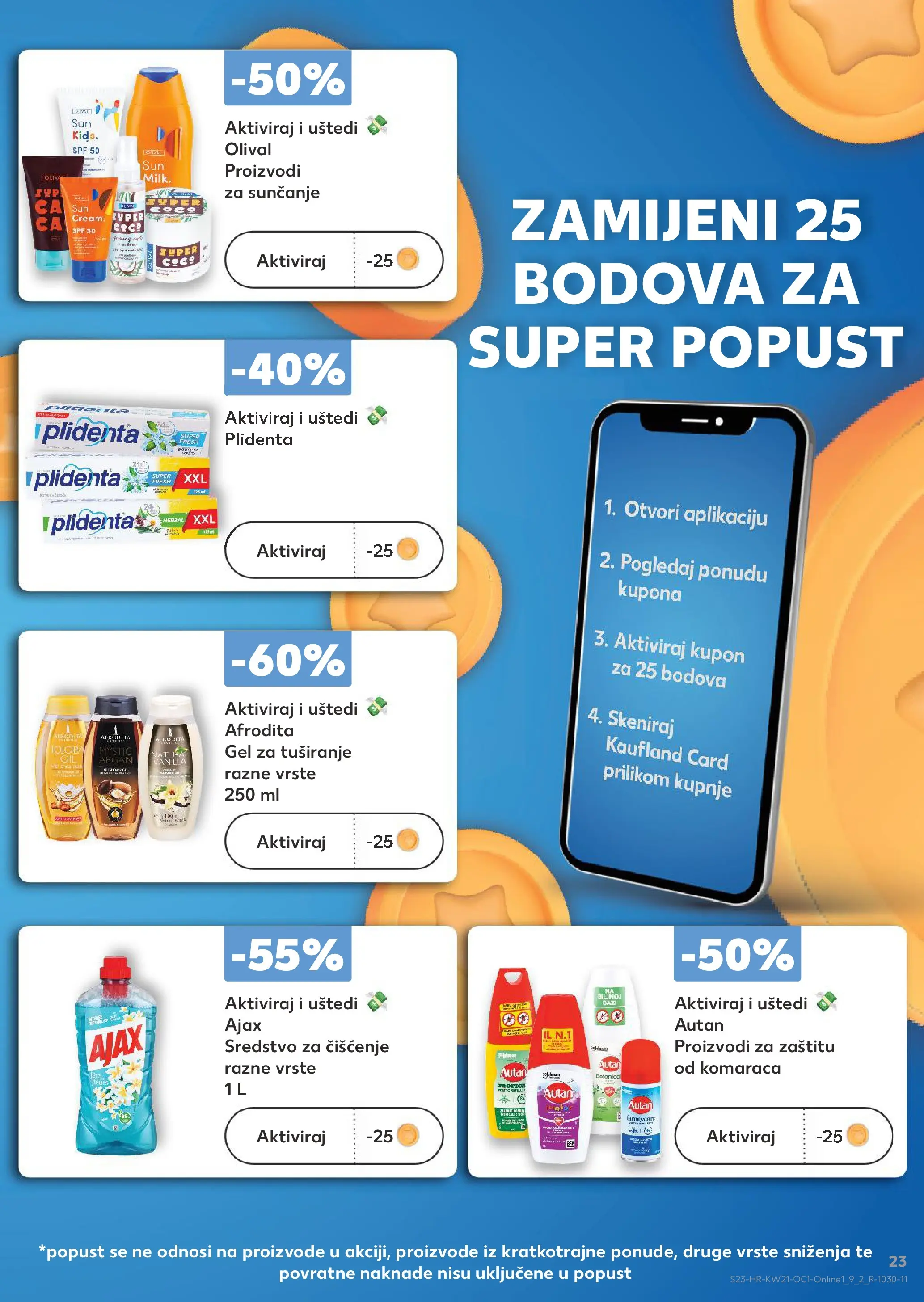 Kaufland - Kaufland katalog do 26.05.2026 novi od 19.05.2026 na listanje > letak digitalni | Stranica: 23 | Proizvodi: Gel za tuširanje, Ajax