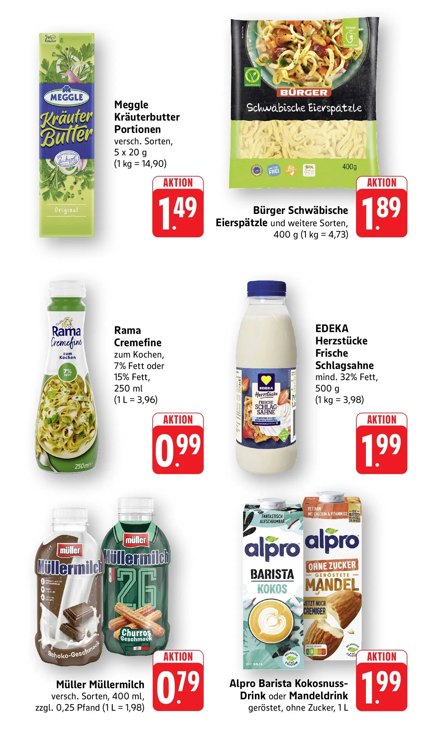 Edeka prospekt Neuhofen	 (ab 17.05.2026) » Angebote Online | Seite: 4 | Produkte: Rama, Schlagsahne, Rama cremefine, Zucker