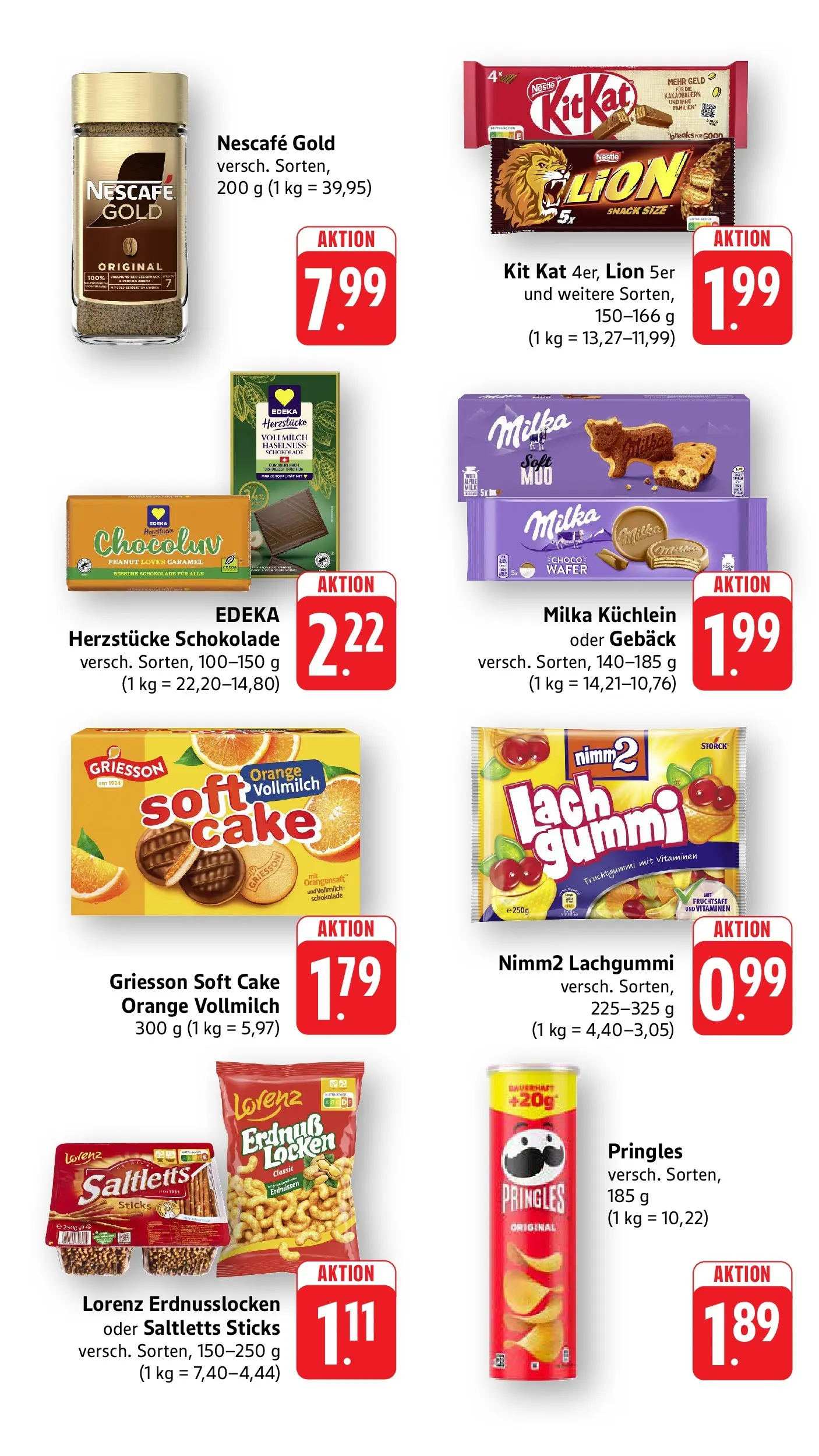 Edeka prospekt Neuhofen	 (ab 17.05.2026) » Angebote Online | Seite: 6 | Produkte: Milka, Pringles, Fruchtsaft, Nescafe gold