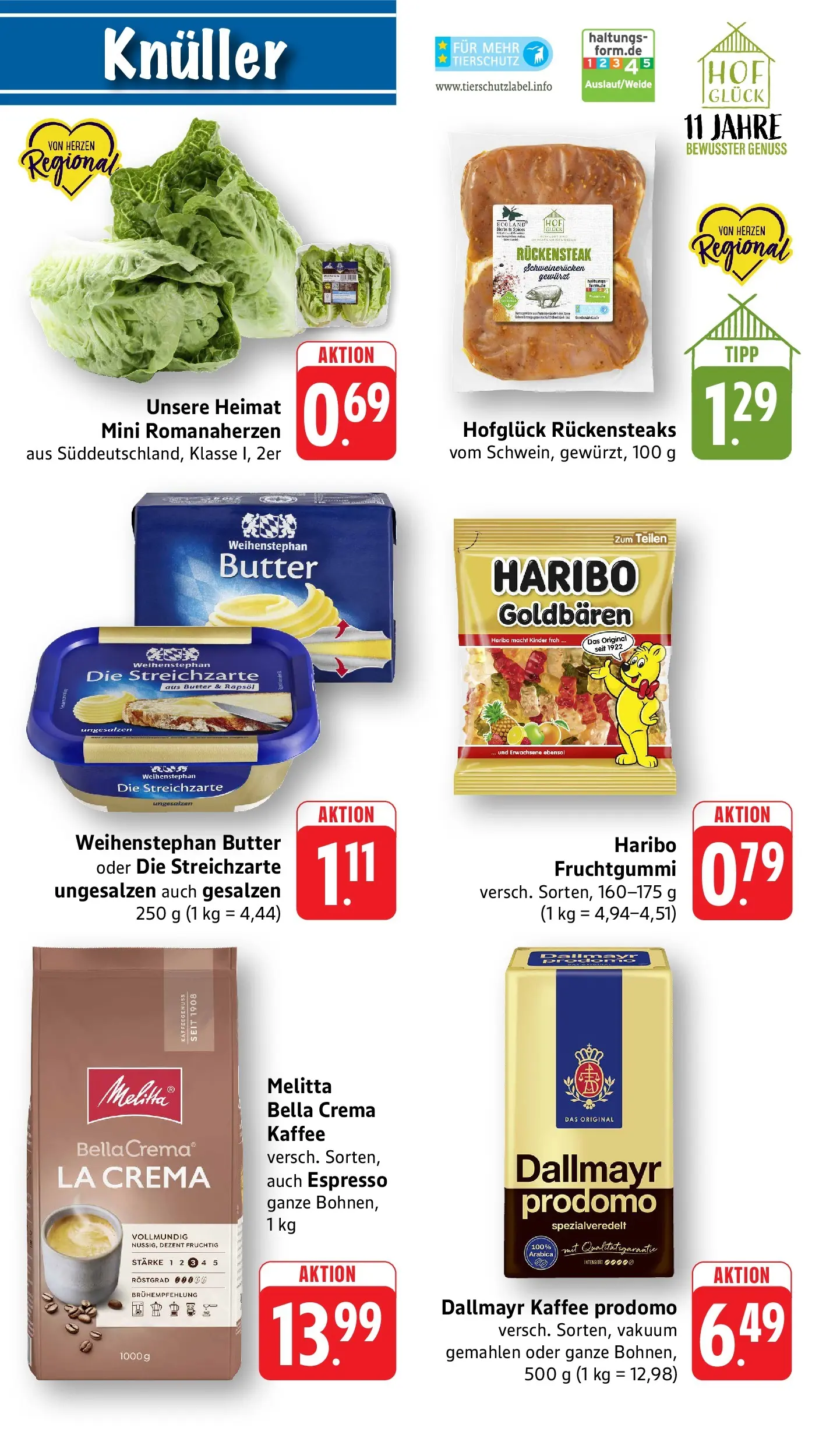 Edeka prospekt Neuhofen	 (ab 17.05.2026) » Angebote Online | Seite: 10 | Produkte: Haribo, Butter, Kaffee, Dallmayr