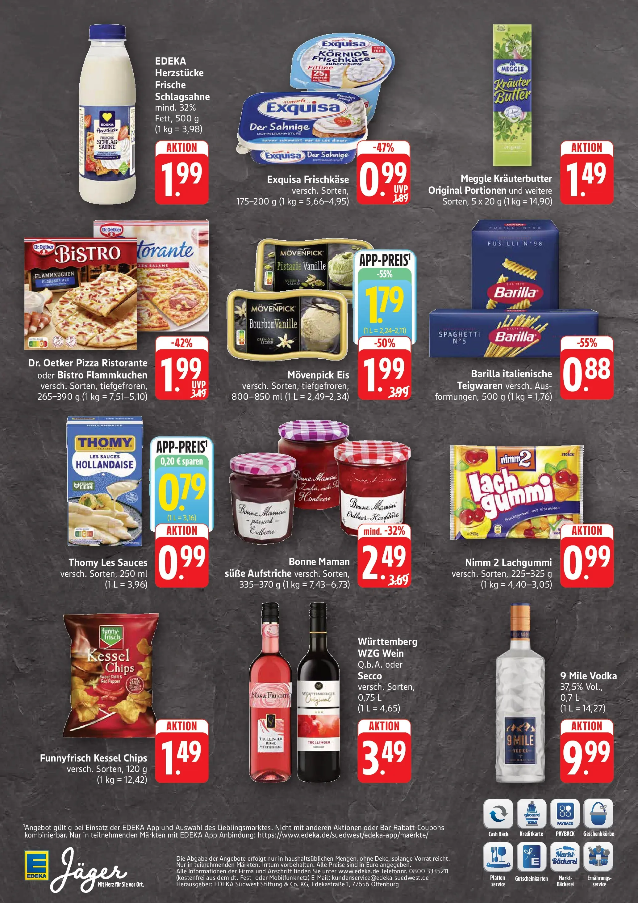 Edeka prospekt Stuttgart-Degerloch	 (ab 17.05.2026) » Angebote Online | Seite: 2 | Produkte: Barilla, Exquisa, Movenpick eis, Pasta