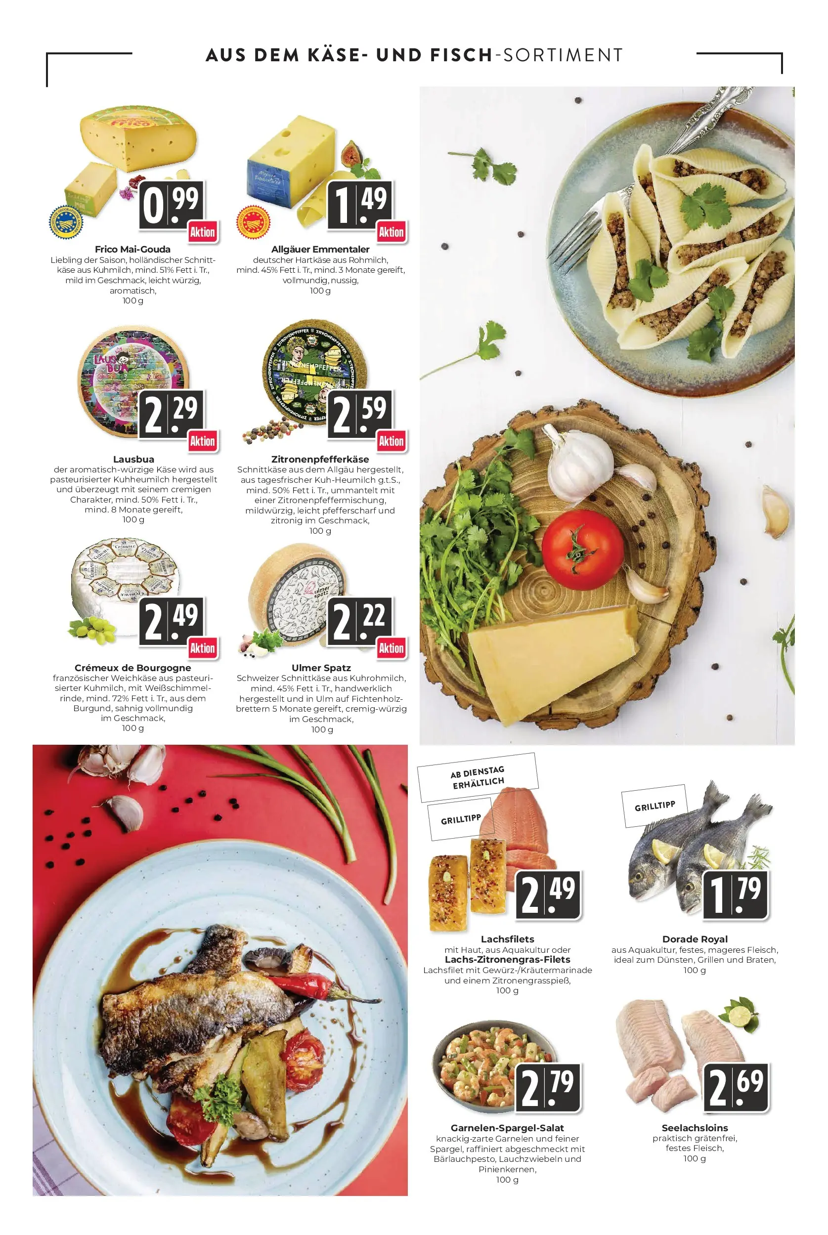 Edeka prospekt Schliengen	 (ab 17.05.2026) » Angebote Online | Seite: 5 | Produkte: Dorade, Käse, Garnelen