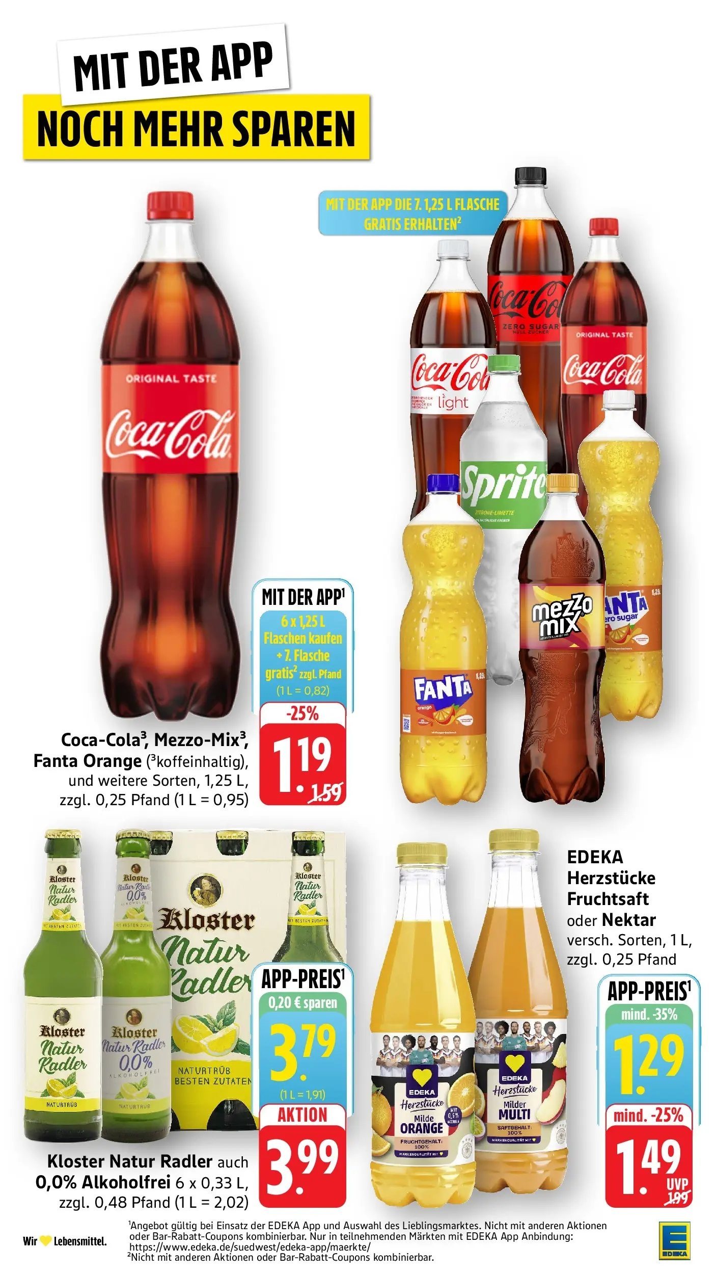 Edeka prospekt Weinheim	 (ab 17.05.2026) » Angebote Online | Seite: 8 | Produkte: Fanta, Sprite, Radler, Zucker