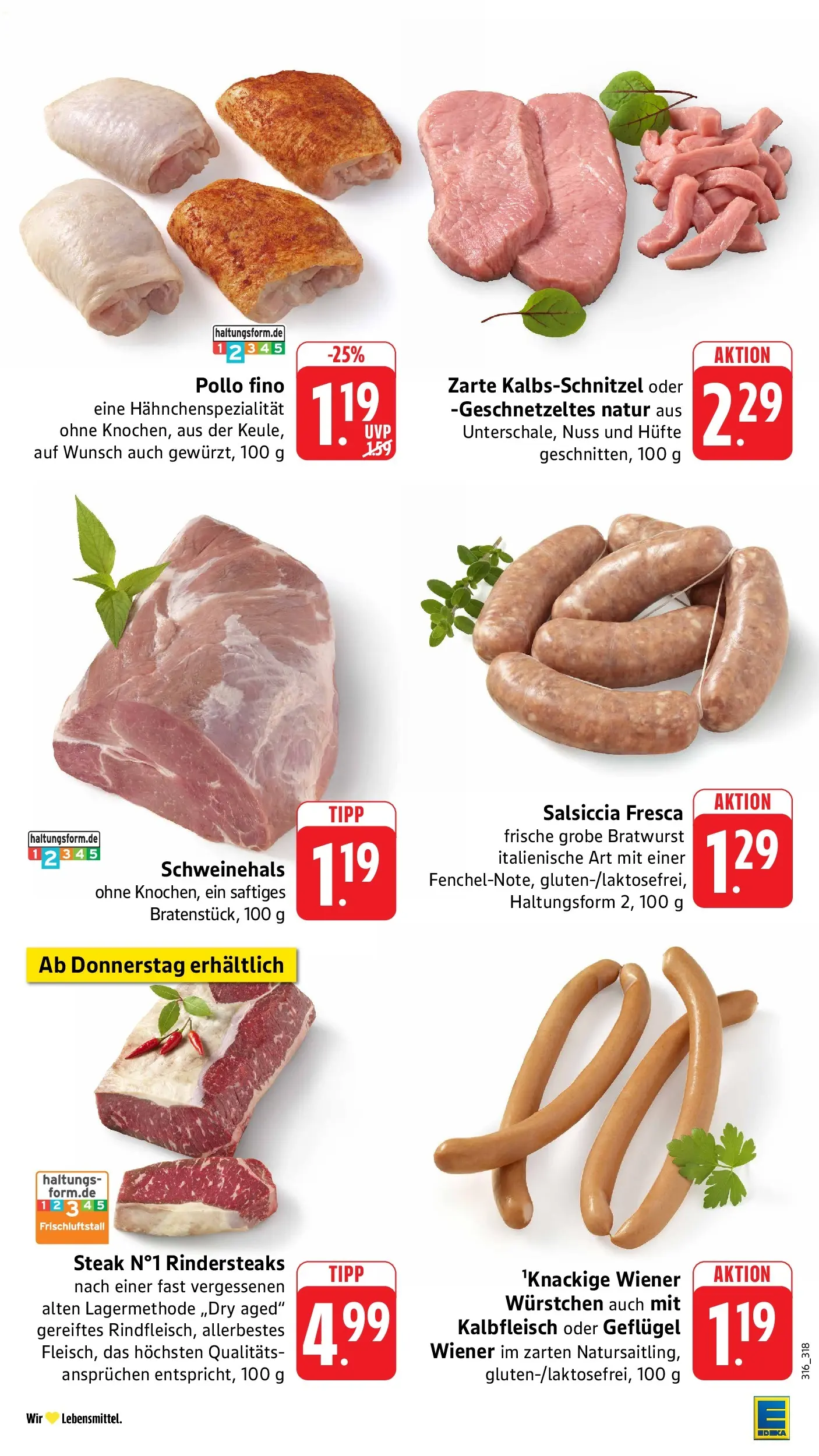 Edeka prospekt Heilbronn	 (ab 17.05.2026) » Angebote Online | Seite: 18 | Produkte: Wiener wurstchen, Bratwurst, Steak