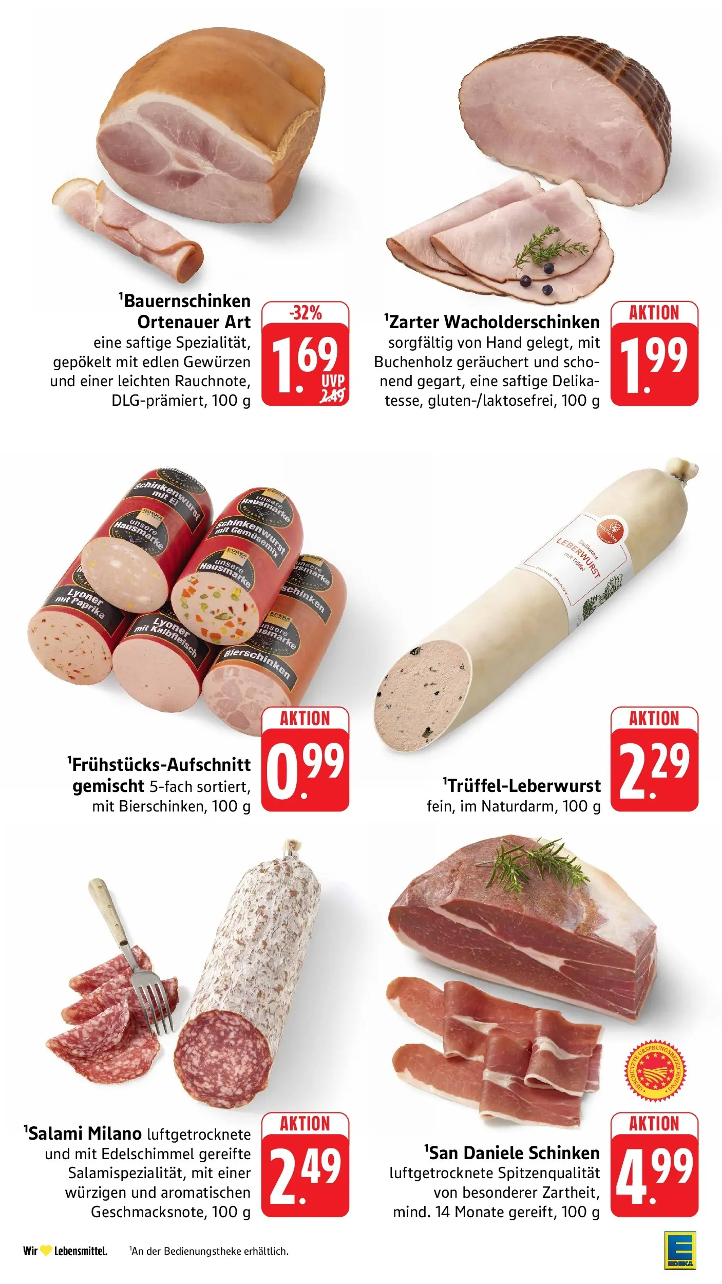 Edeka prospekt Weinheim	 (ab 17.05.2026) » Angebote Online | Seite: 19 | Produkte: Paprika, Salami, Schinken