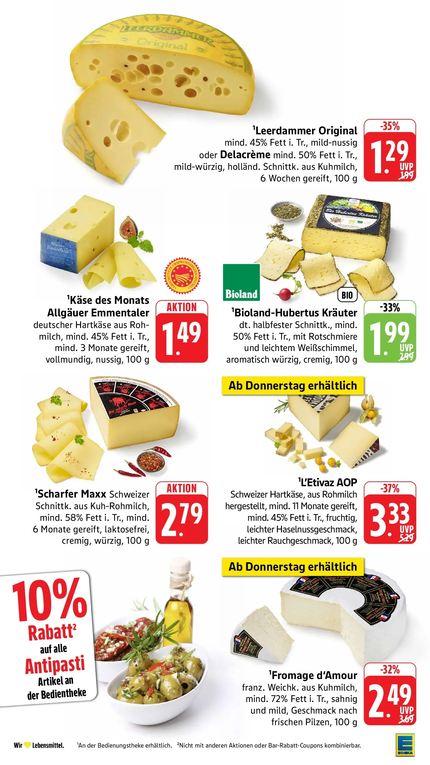 Edeka prospekt Weinheim	 (ab 17.05.2026) » Angebote Online | Seite: 20 | Produkte: Leerdammer