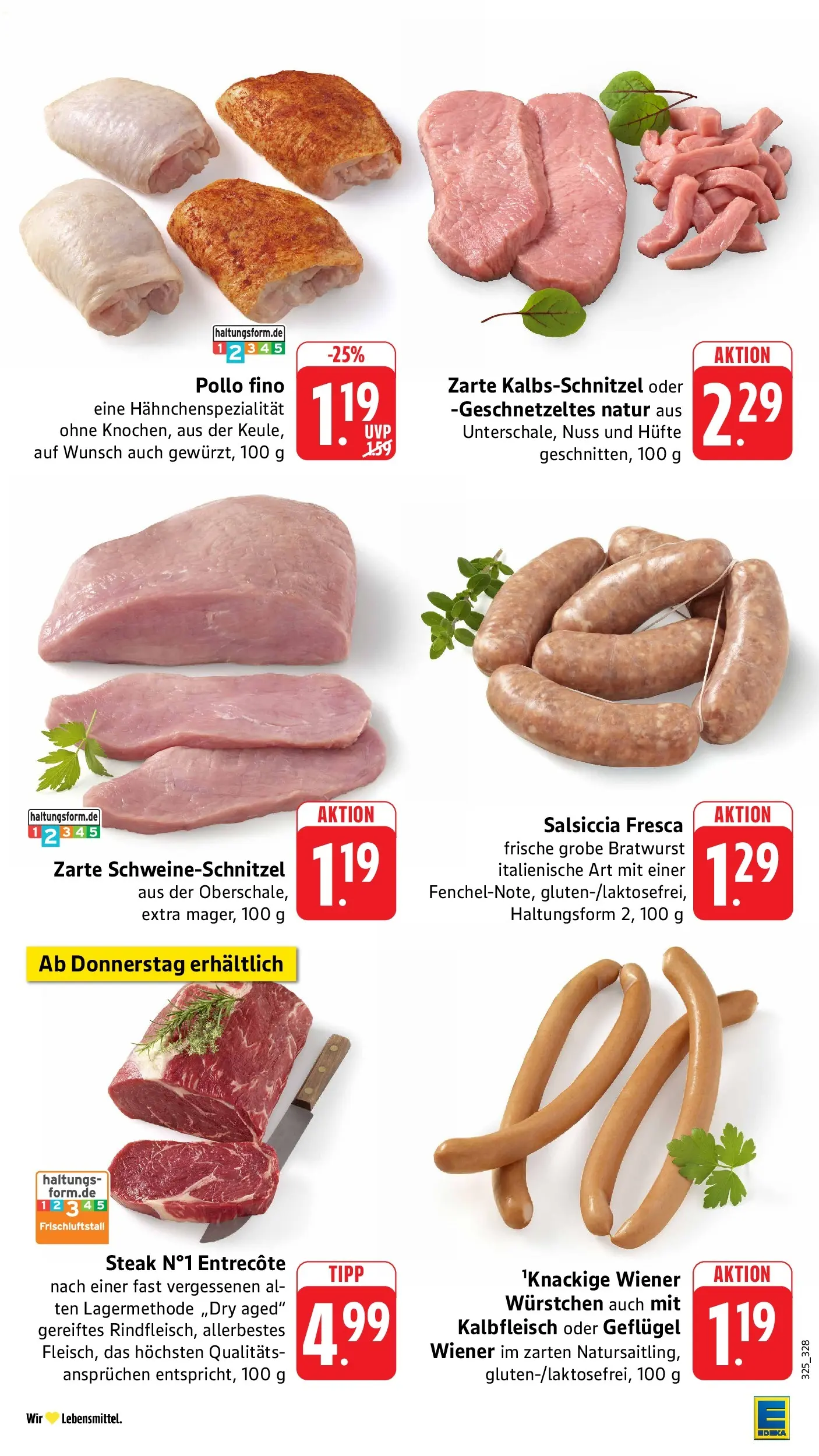 Edeka prospekt Weinheim	 (ab 17.05.2026) » Angebote Online | Seite: 18 | Produkte: Wiener wurstchen, Bratwurst, Entrecote, Steak