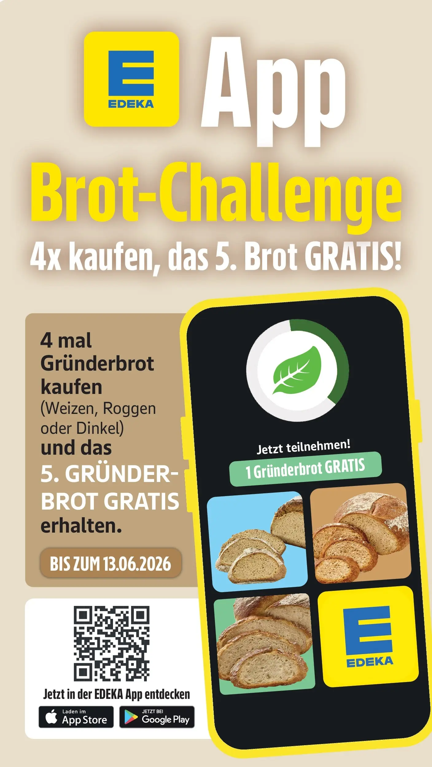 Edeka prospekt Weinheim	 (ab 17.05.2026) » Angebote Online | Seite: 23 | Produkte: Brot