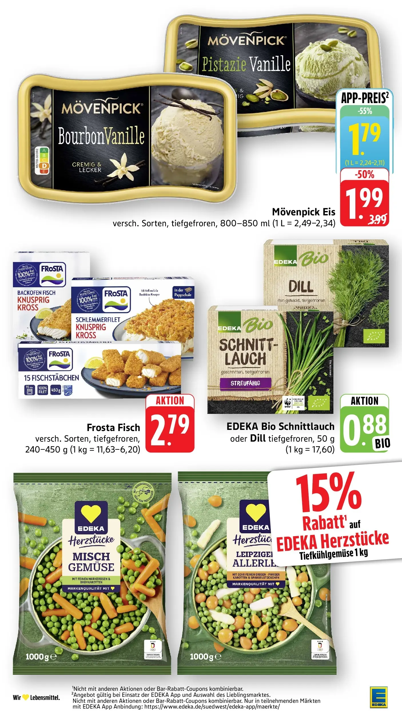 Edeka prospekt Weinheim	 (ab 17.05.2026) » Angebote Online | Seite: 28 | Produkte: Frosta, Fisch, Fischstabchen, Bourbon