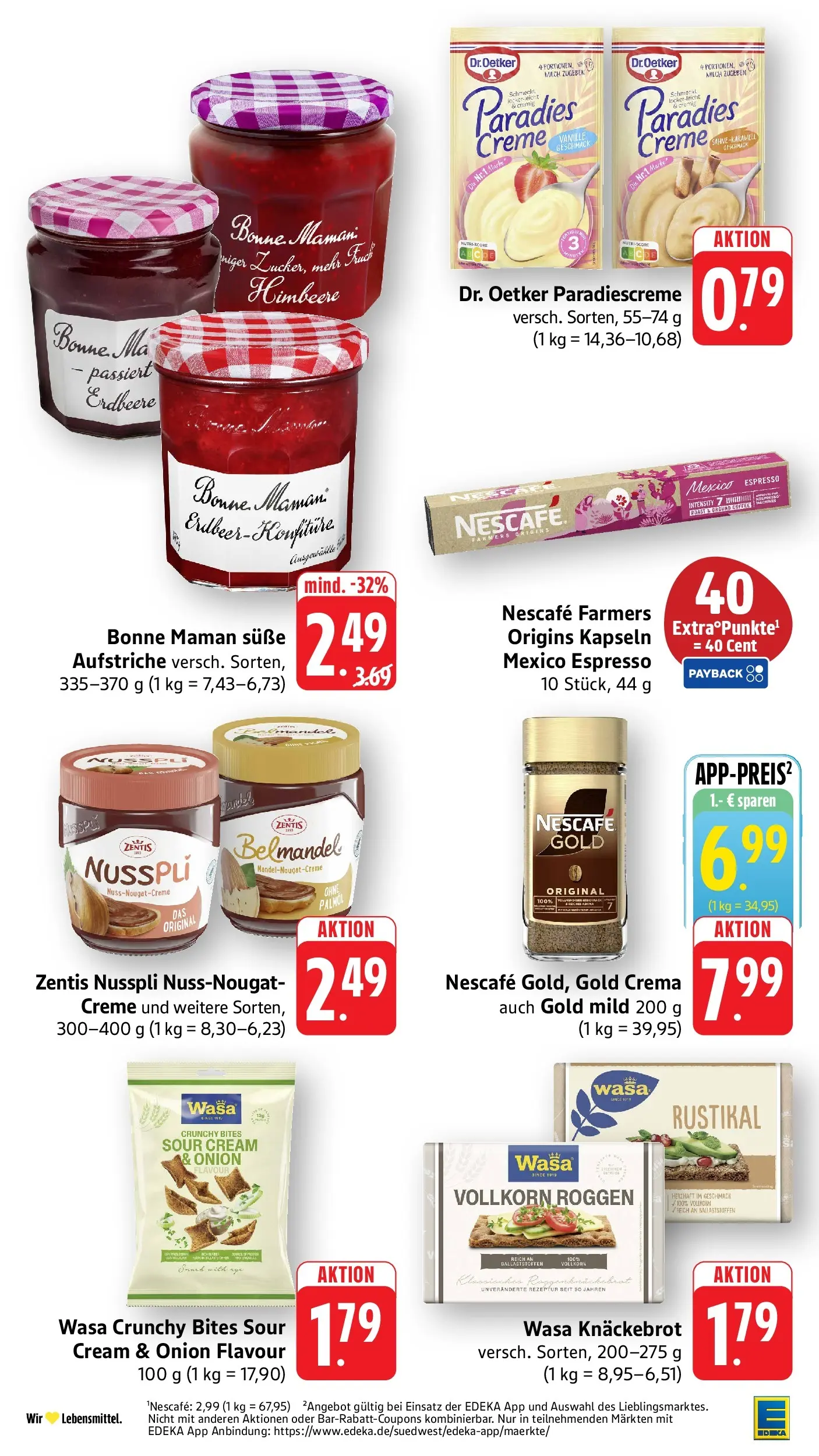 Edeka prospekt Weinheim	 (ab 17.05.2026) » Angebote Online | Seite: 29 | Produkte: Nescafe, Milch, Zentis nusspli, Sahne