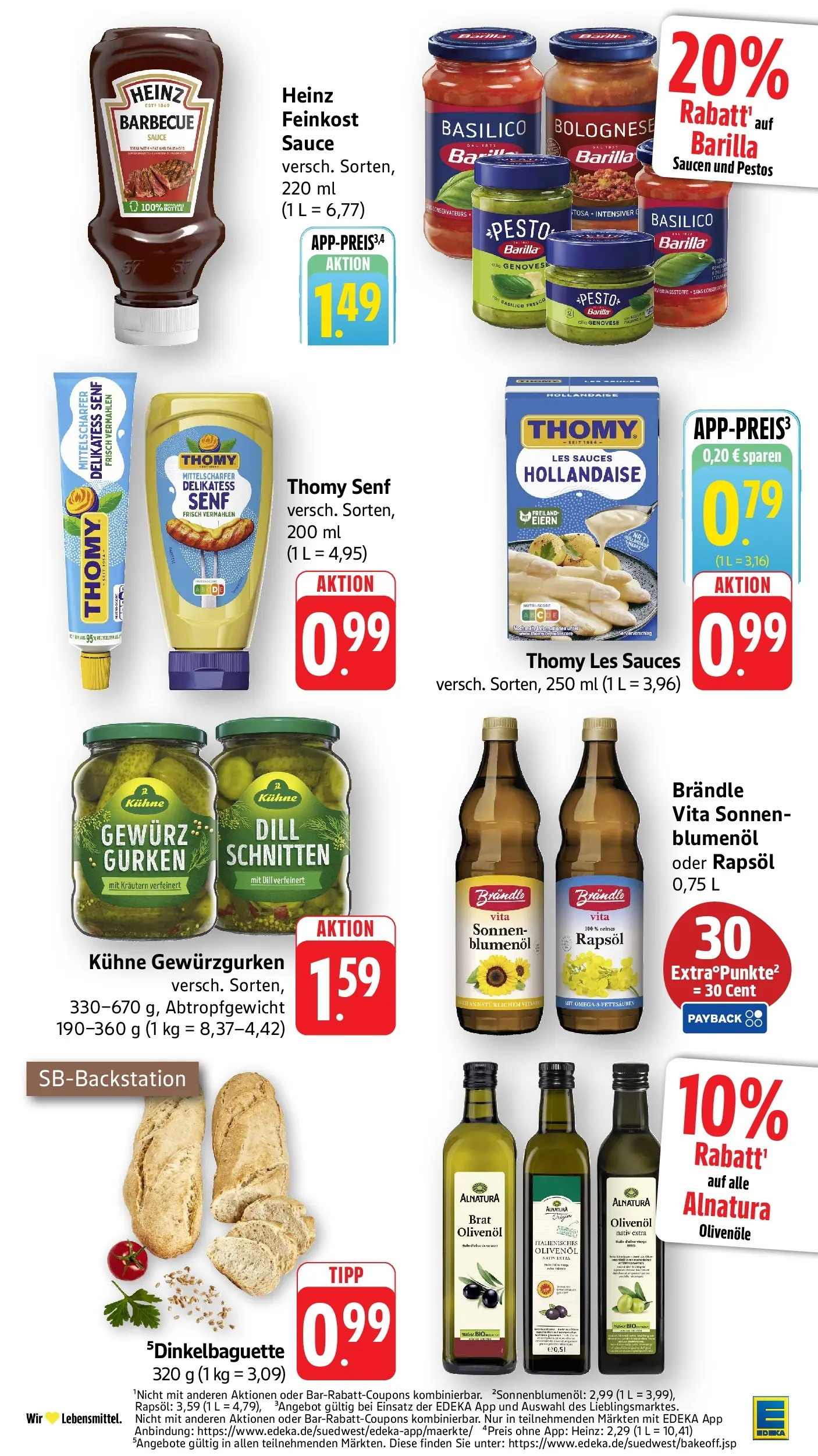 Edeka prospekt Weinheim	 (ab 17.05.2026) » Angebote Online | Seite: 33 | Produkte: Barilla, Rapsöl, Sonnenblumenol, Olivenol