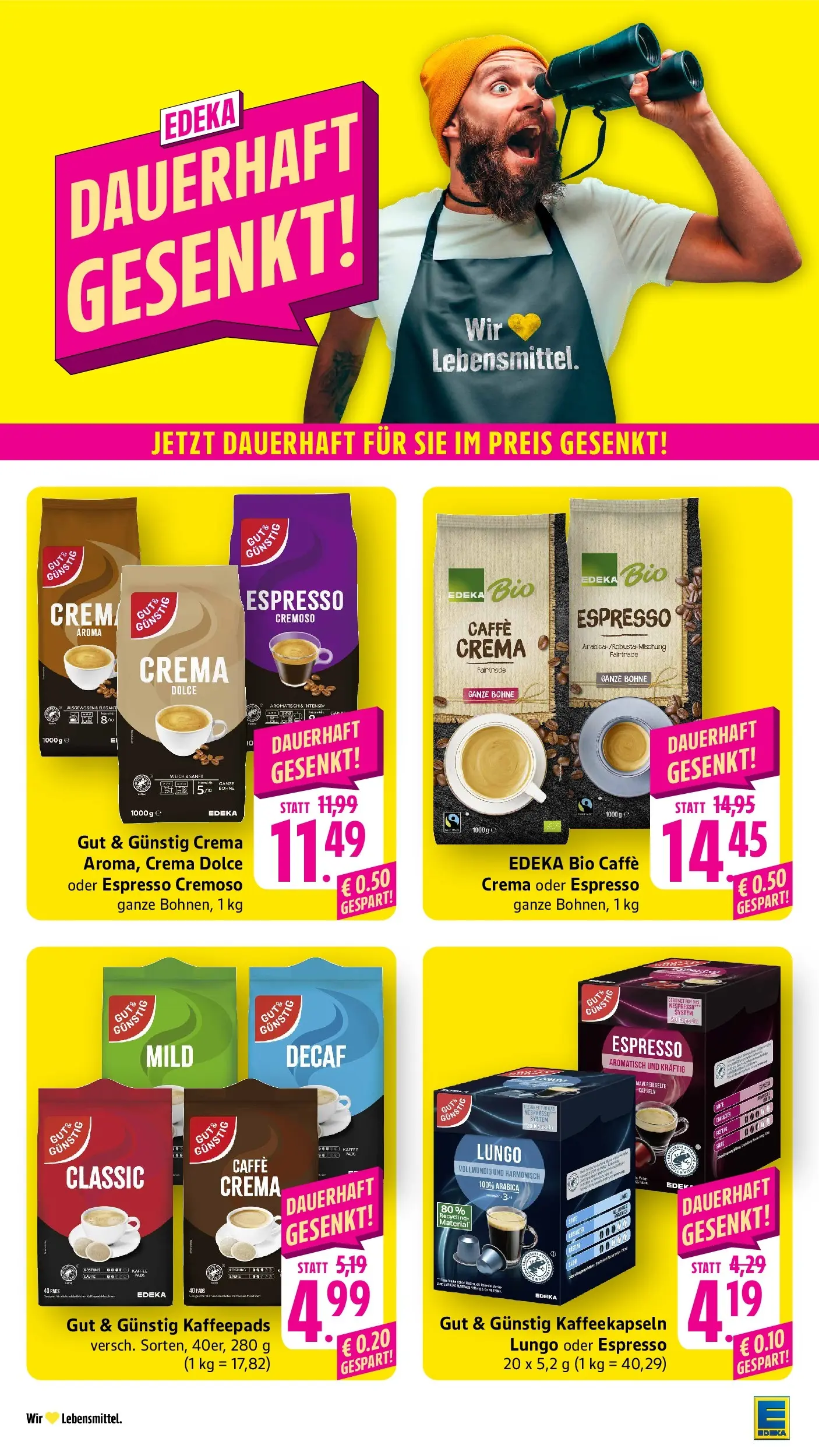 Edeka prospekt Weinheim	 (ab 17.05.2026) » Angebote Online | Seite: 35 | Produkte: Kaffeepads