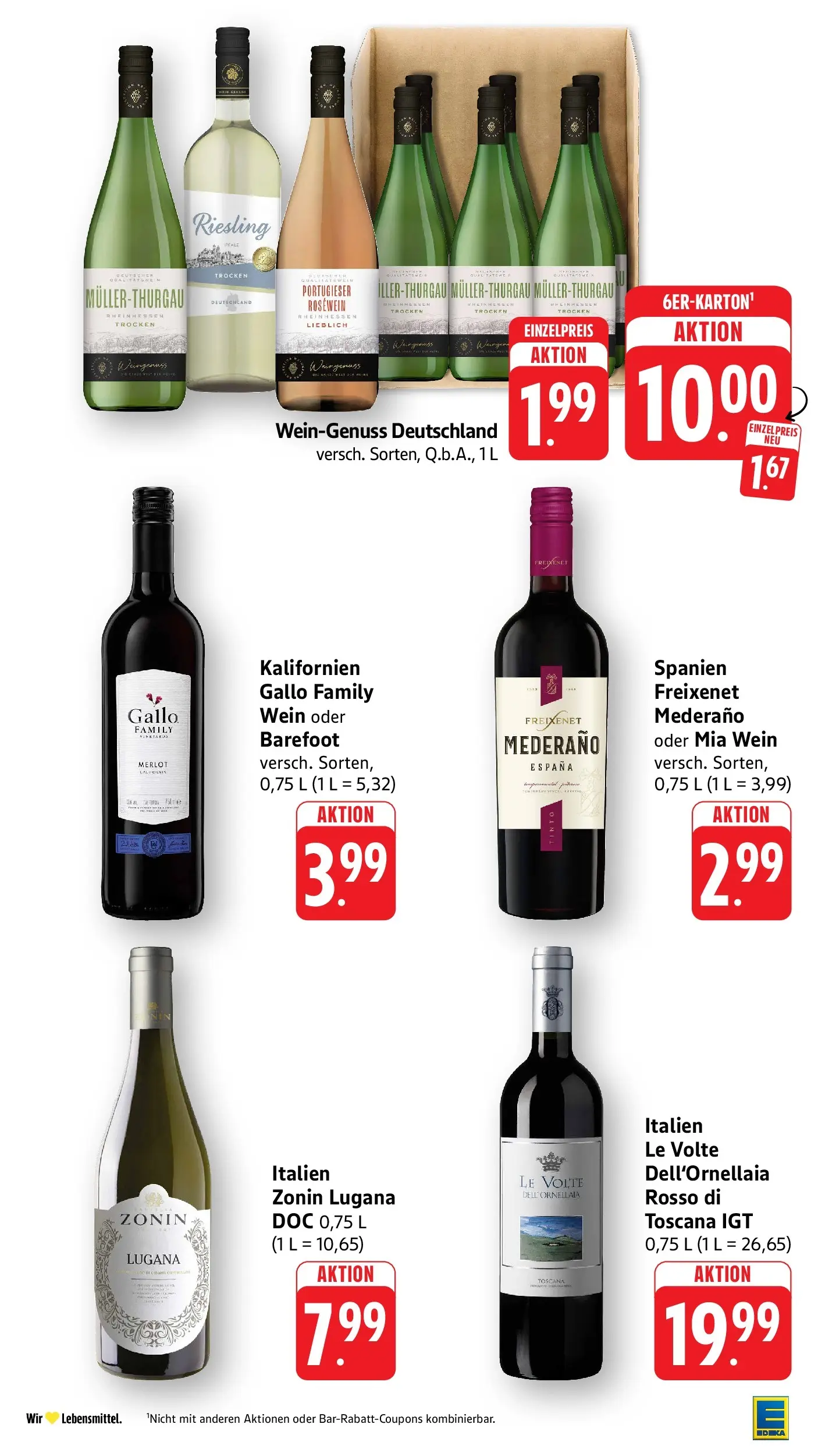 Edeka prospekt Weinheim	 (ab 17.05.2026) » Angebote Online | Seite: 36 | Produkte: Rosewein, Merlot, Freixenet mederano, Wein