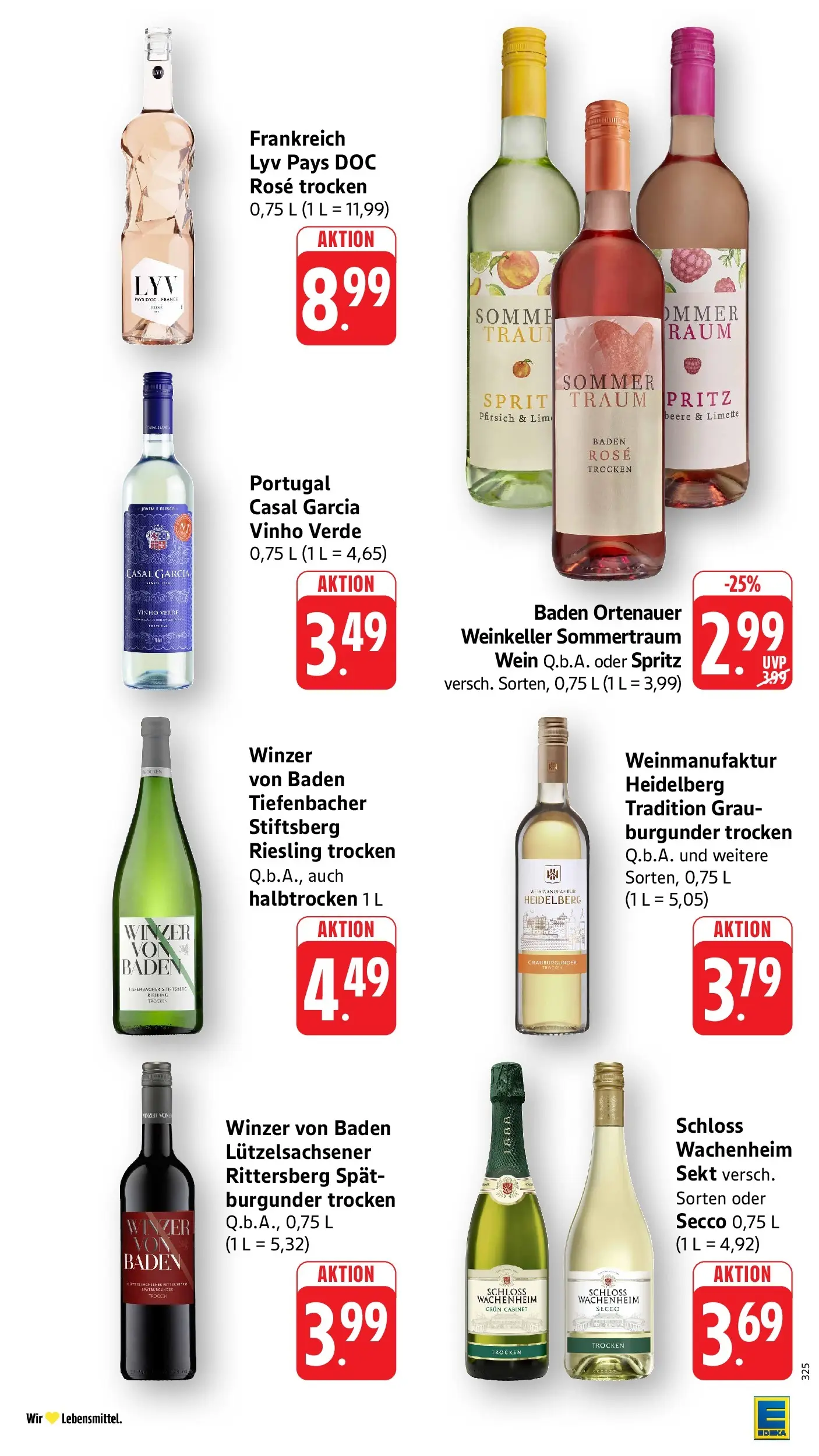Edeka prospekt Weinheim	 (ab 17.05.2026) » Angebote Online | Seite: 37 | Produkte: Sekt, Pfirsich, Limette, Wein