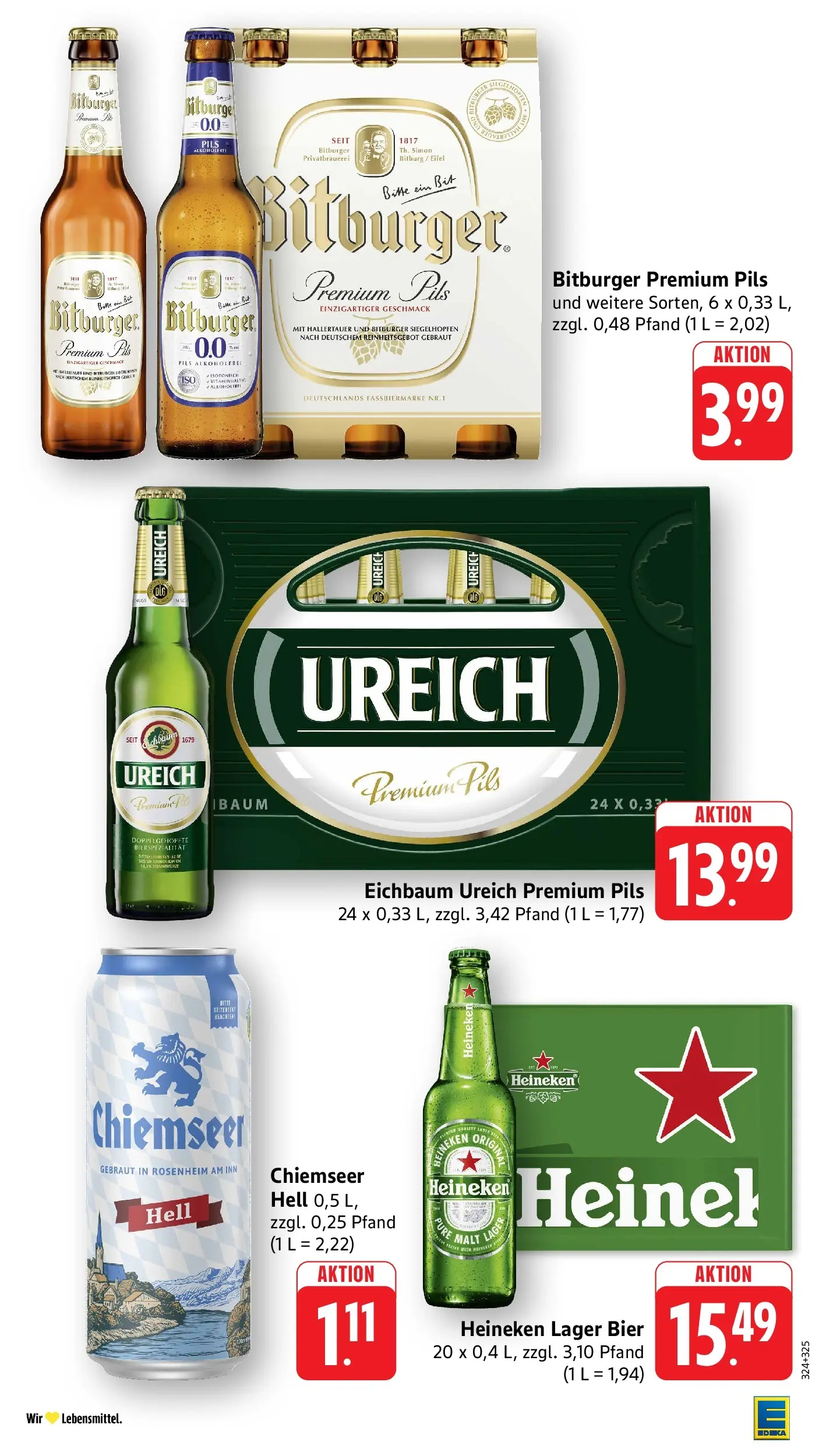 Edeka prospekt Weinheim	 (ab 17.05.2026) » Angebote Online | Seite: 40 | Produkte: Bitburger, Bier, Pils, Heineken