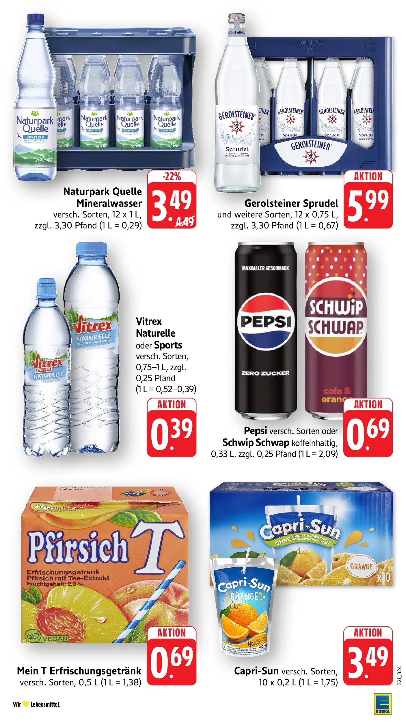 E center Prospekt Speyer	 (ab 17.05.2026) zum Blättern | Seite: 38 | Produkte: Capri sun, Mineralwasser, Pfirsich, Pepsi