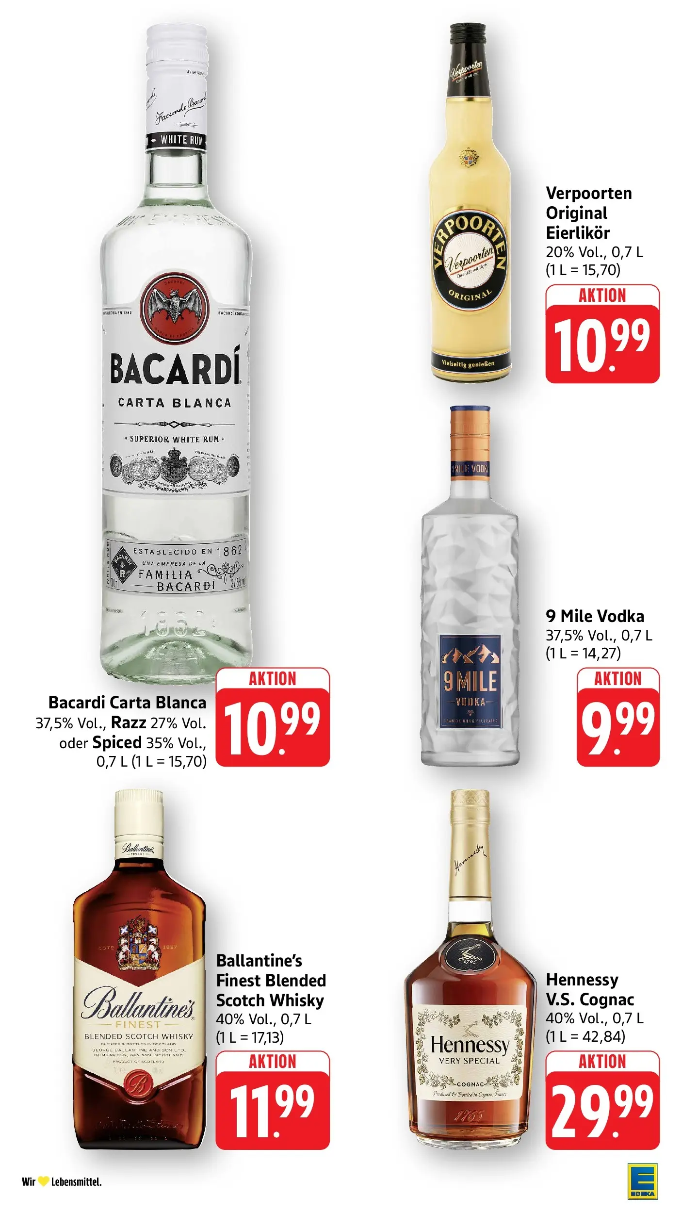Edeka prospekt Weinheim	 (ab 17.05.2026) » Angebote Online | Seite: 42 | Produkte: Bacardi, Whisky, Rum, Vodka