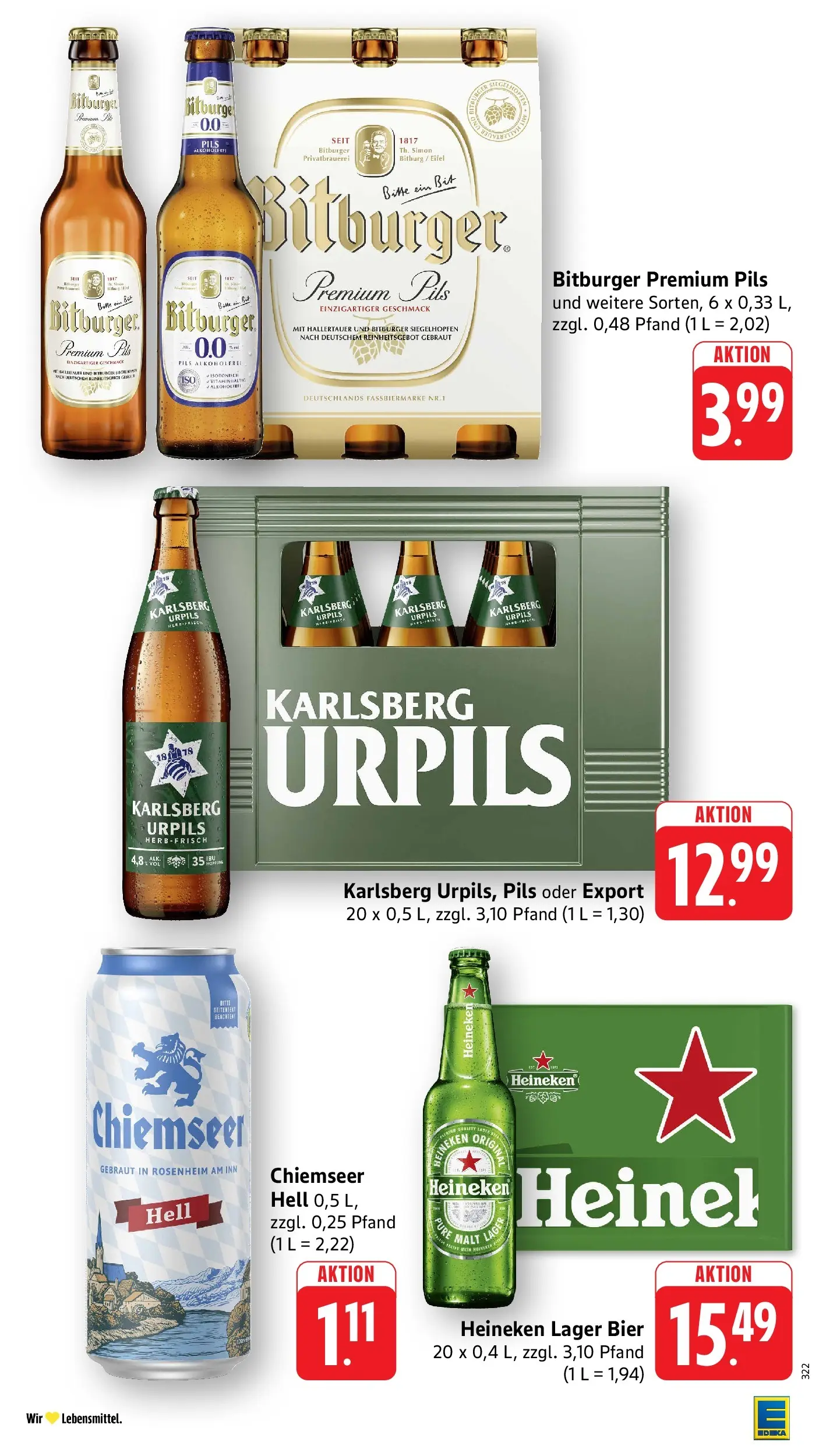 Edeka prospekt Friedrichsthal	 (ab 17.05.2026) » Angebote Online | Seite: 40 | Produkte: Bitburger, Bier, Pils, Heineken
