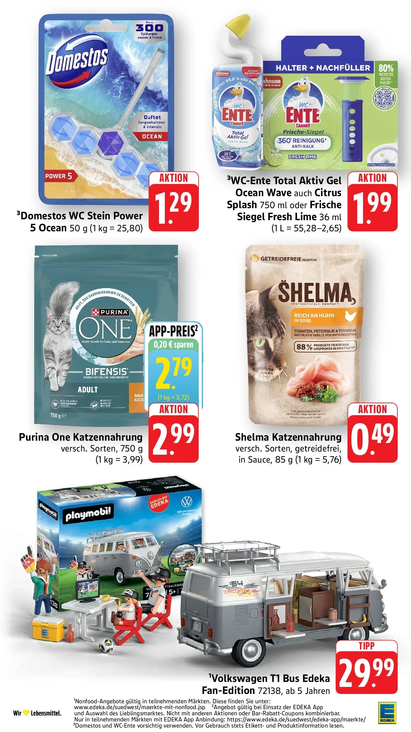 Edeka prospekt Weinheim	 (ab 17.05.2026) » Angebote Online | Seite: 45 | Produkte: Purina one, Soße, WC Stein, Ente