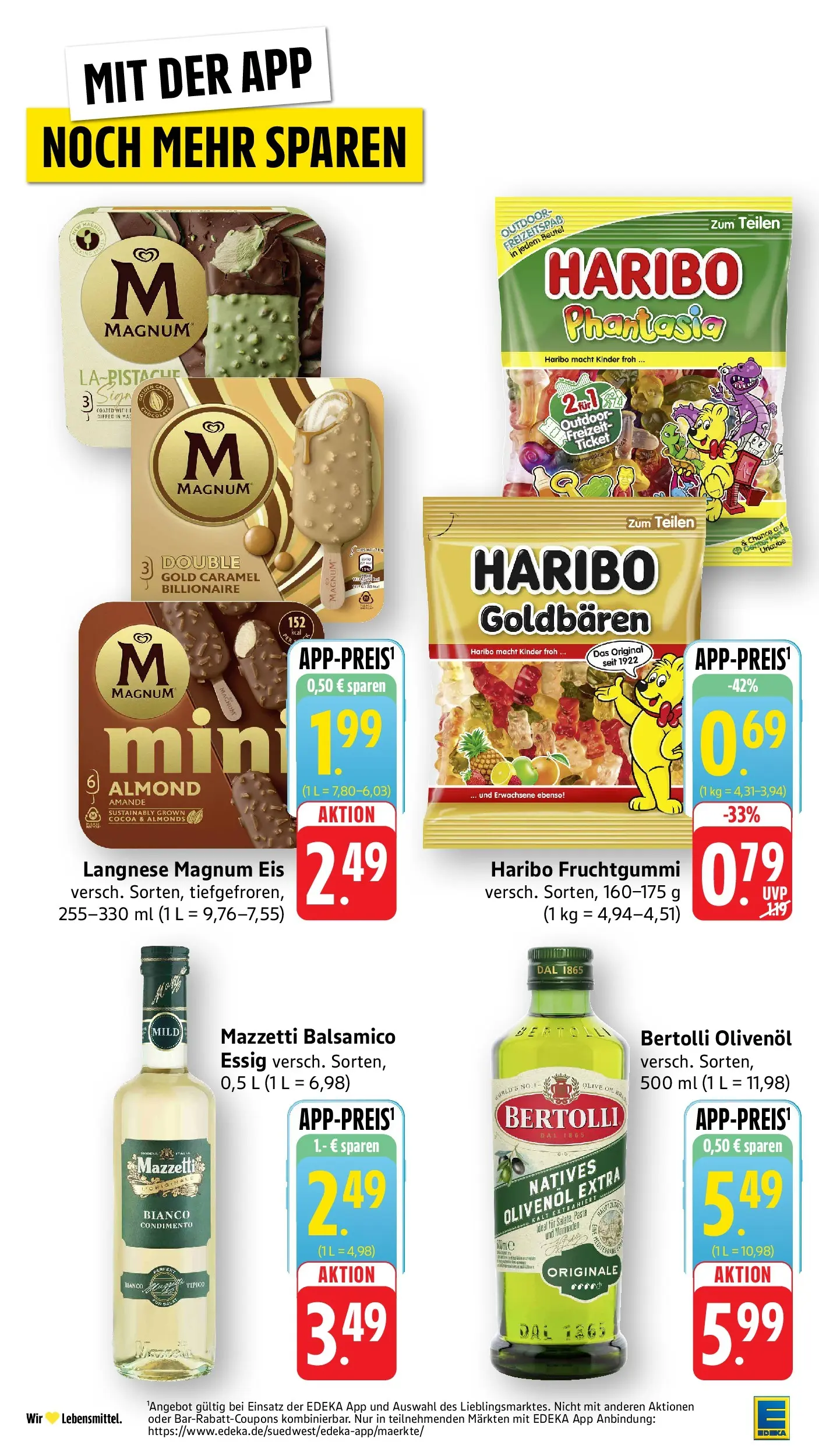 Edeka prospekt Ettenheim	 (ab 17.05.2026) » Angebote Online | Seite: 6 | Produkte: Balsamico, Essig, Bertolli olivenol, Pasta
