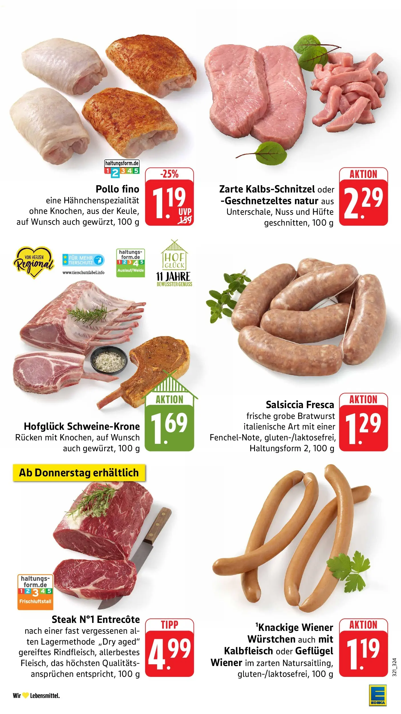 Edeka prospekt Piesport	 (ab 17.05.2026) » Angebote Online | Seite: 18 | Produkte: Wiener wurstchen, Bratwurst, Entrecote, Steak