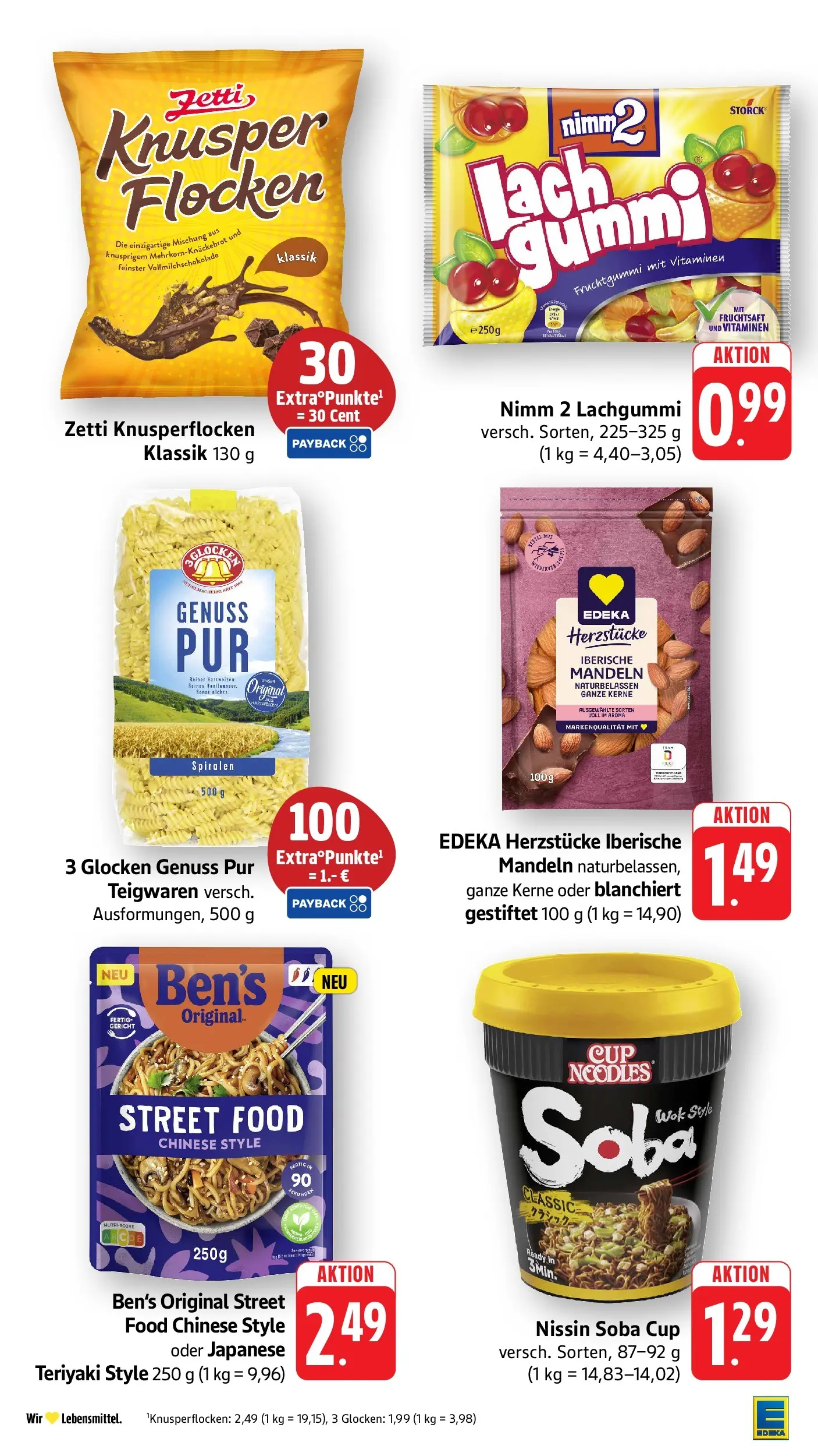 Edeka prospekt Ettenheim	 (ab 17.05.2026) » Angebote Online | Seite: 30 | Produkte: Mandeln, Pasta, Fruchtsaft, Flocken